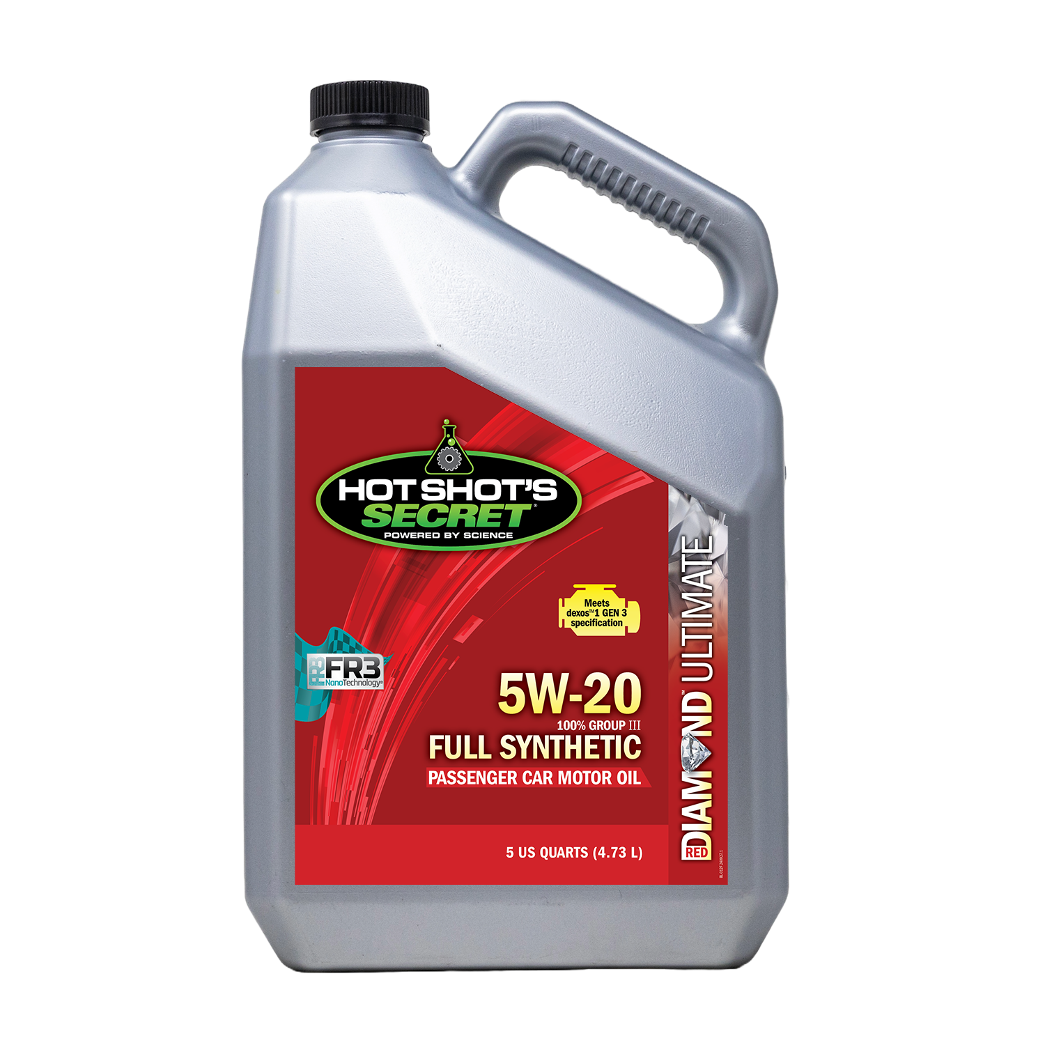 Hot Shot's Secret Hot Shot's Secret® Red Diamond® Full Synthetic Passenger Car Motor Oil 5W-20 - 5 Quart - (RD5W205QT)