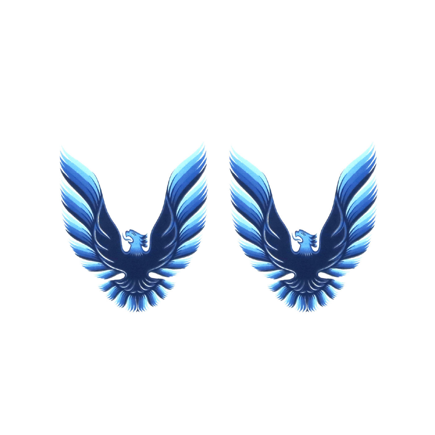 Trim Parts 1978-1980 Firebird Trans Am Quarter Sail Panel 3 Inch Bird Decal- Blue - (TPG-6324)