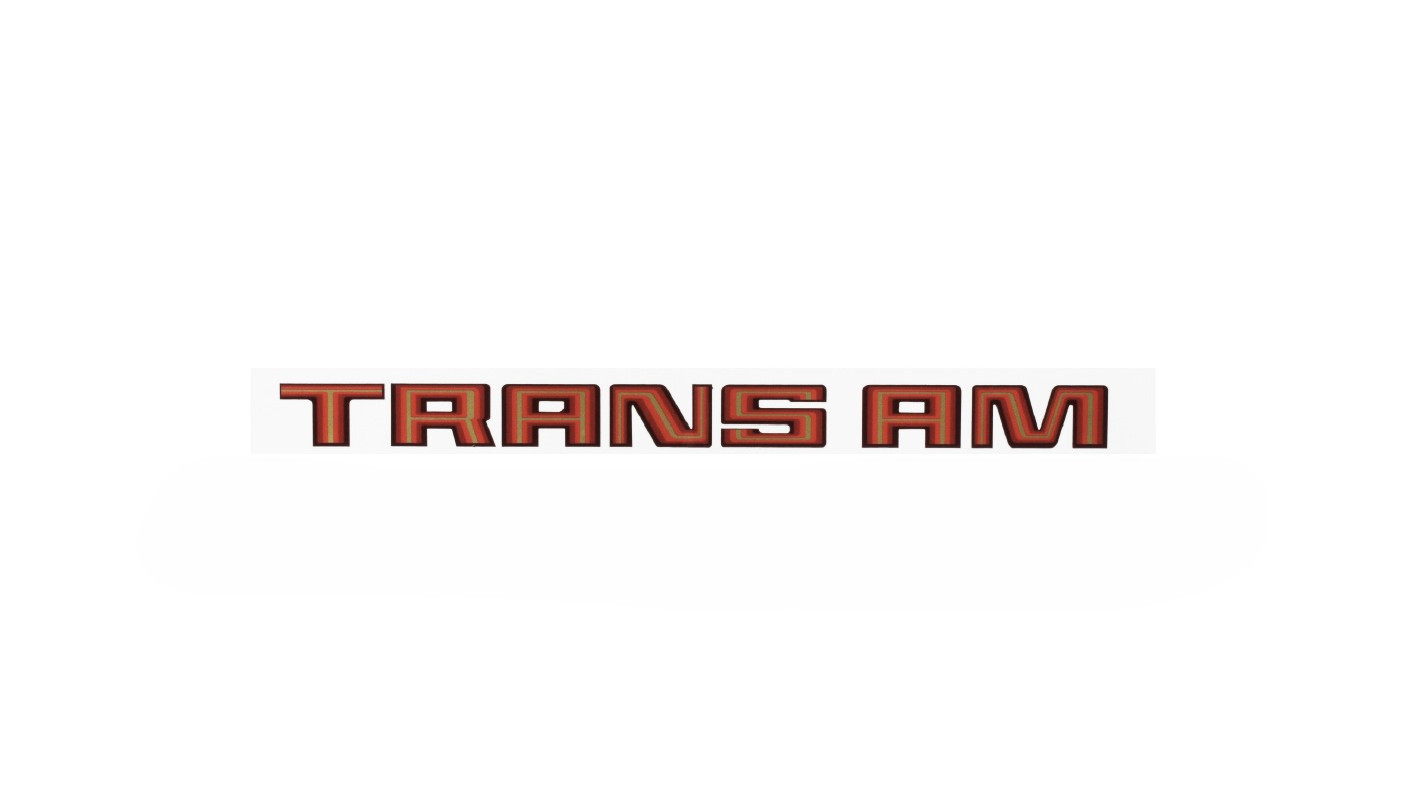Trim Parts 1978-1980 Trans Am Fender Decal - Red - (TPG-6334)