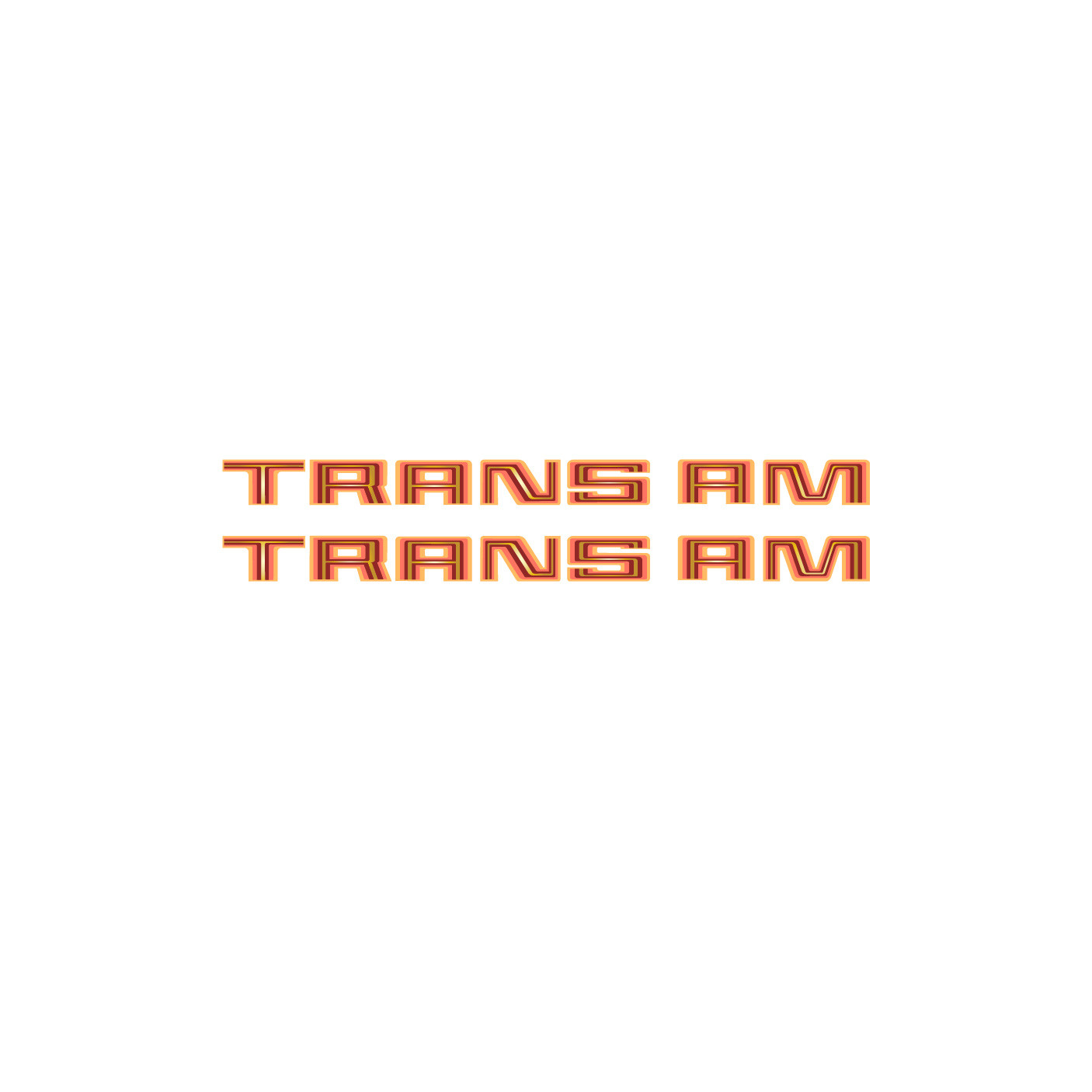 Trim Parts 1978-1980 Trans Am Fender Decal - Orange - (TPG-6335)