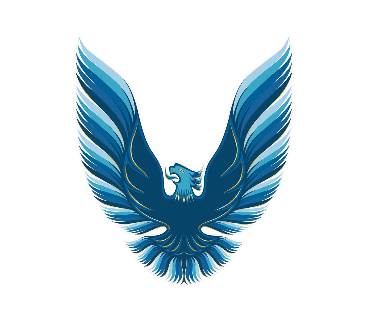 Trim Parts 1979-80 Firebird Trans Am, T/A 6.6, Full Vinyl Decal Kit with Hood Bird - Blue - (TPG-6755) 