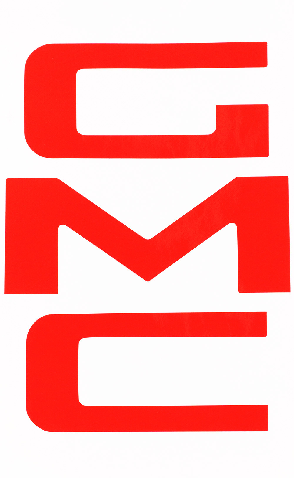 Trim Parts 1967-87 Chevy Stepside "GMC" Letter set - Red - (TPG-9106)