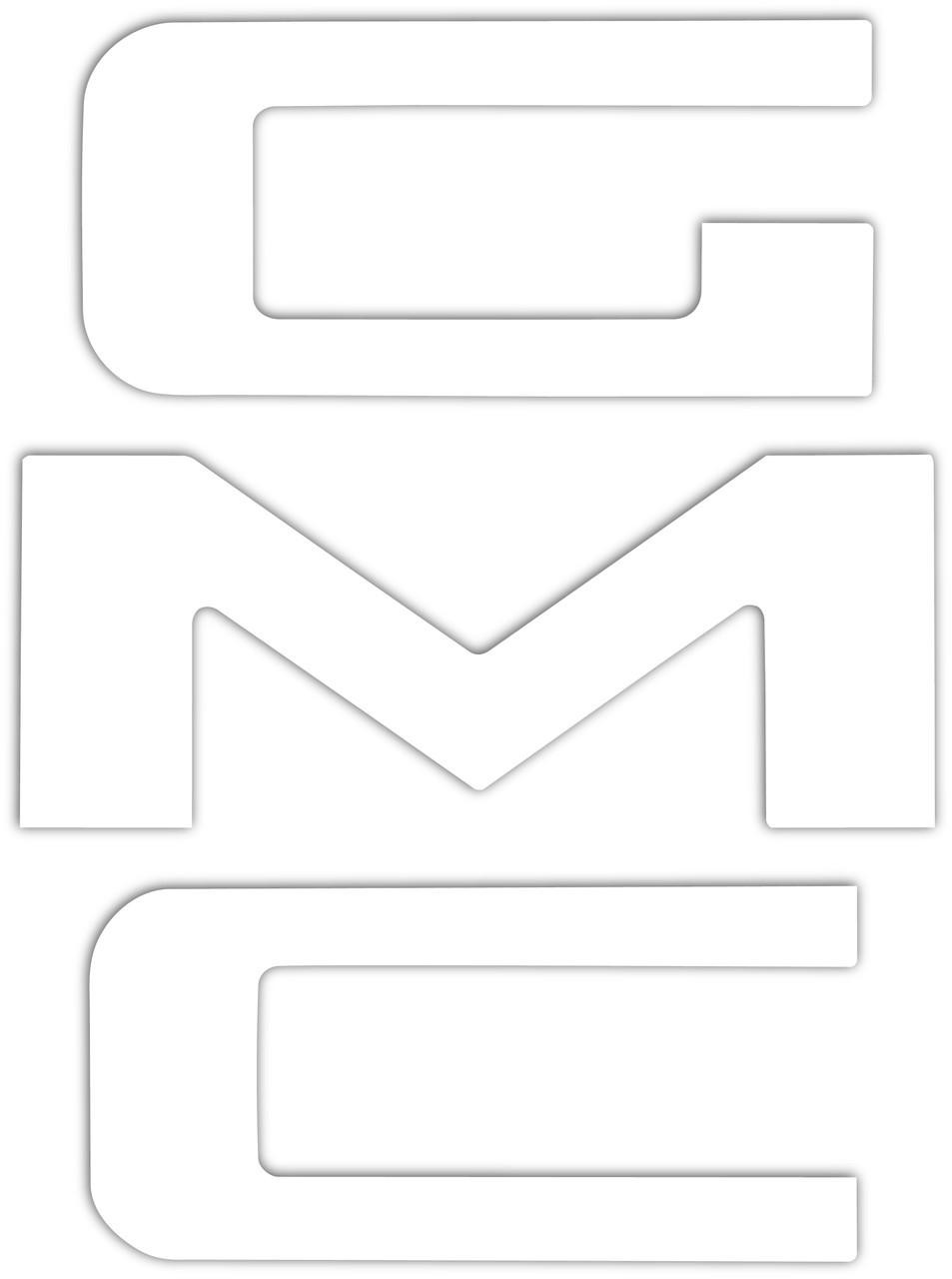  Trim Parts 1967-87 Chevy Stepside "GMC" Letter set - White - (TPG-9107) 