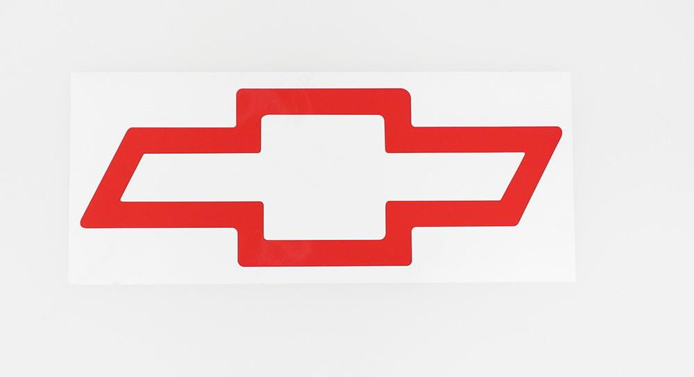  Trim Parts 1947-87 Chevy Bowtie Decal - Red - (TPG-9122) 