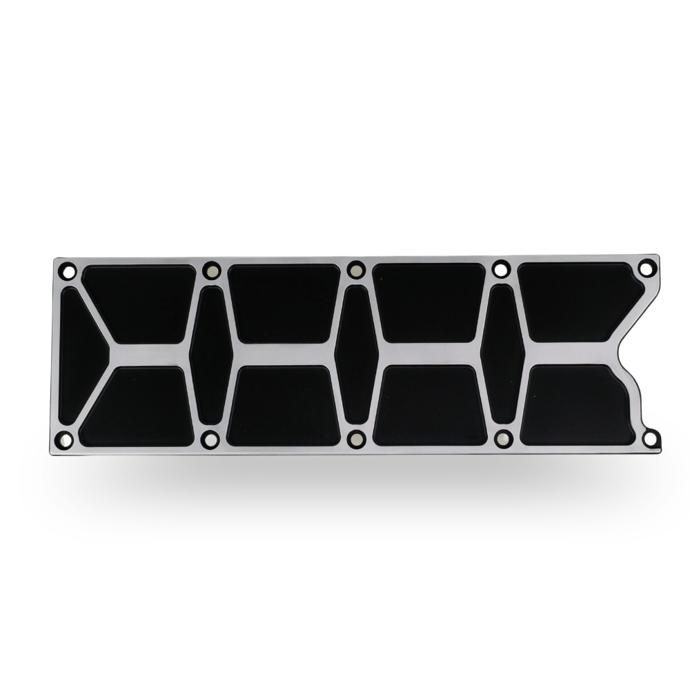 The Right Stuff Gen III LS Valley Cover, Pocketed, Machined Accents - (G3LSVCP-A-K)