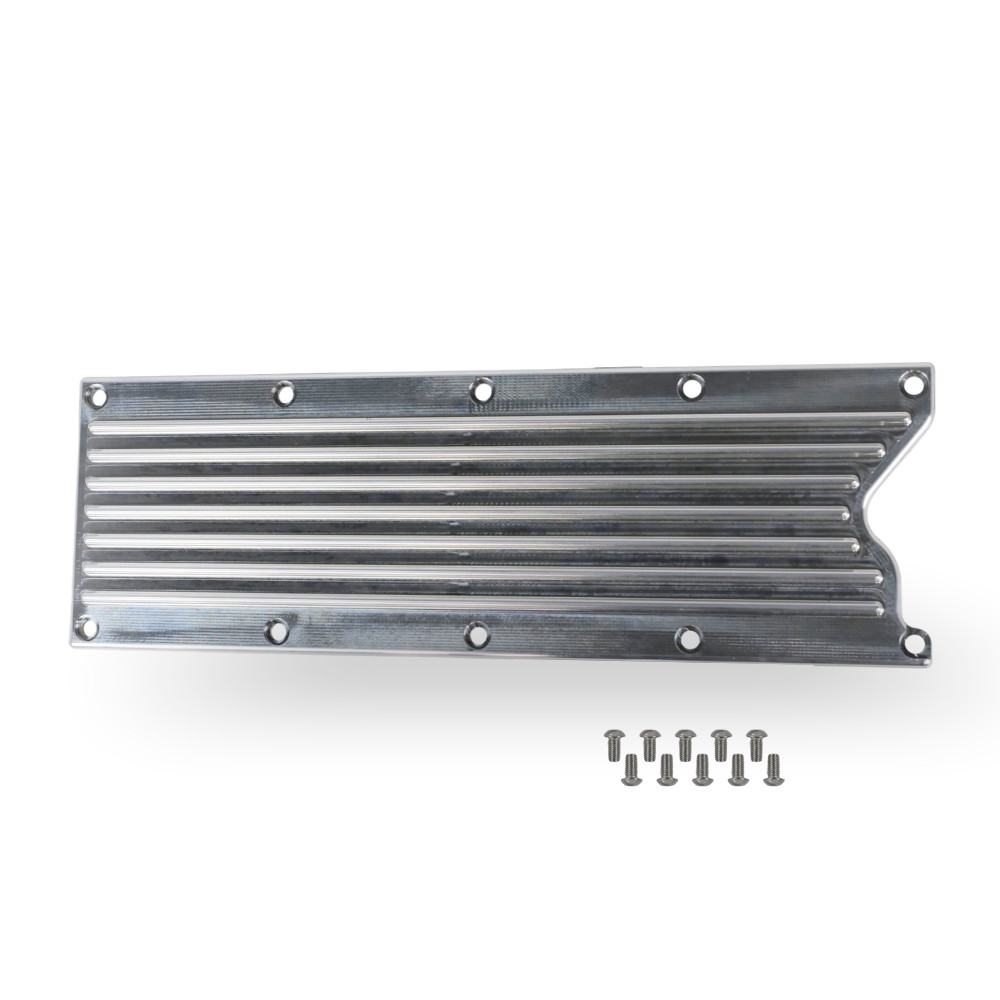 The Right Stuff Gen III LS Valley Cover, Finned, Natural Machined - (G3LSVCF-K)