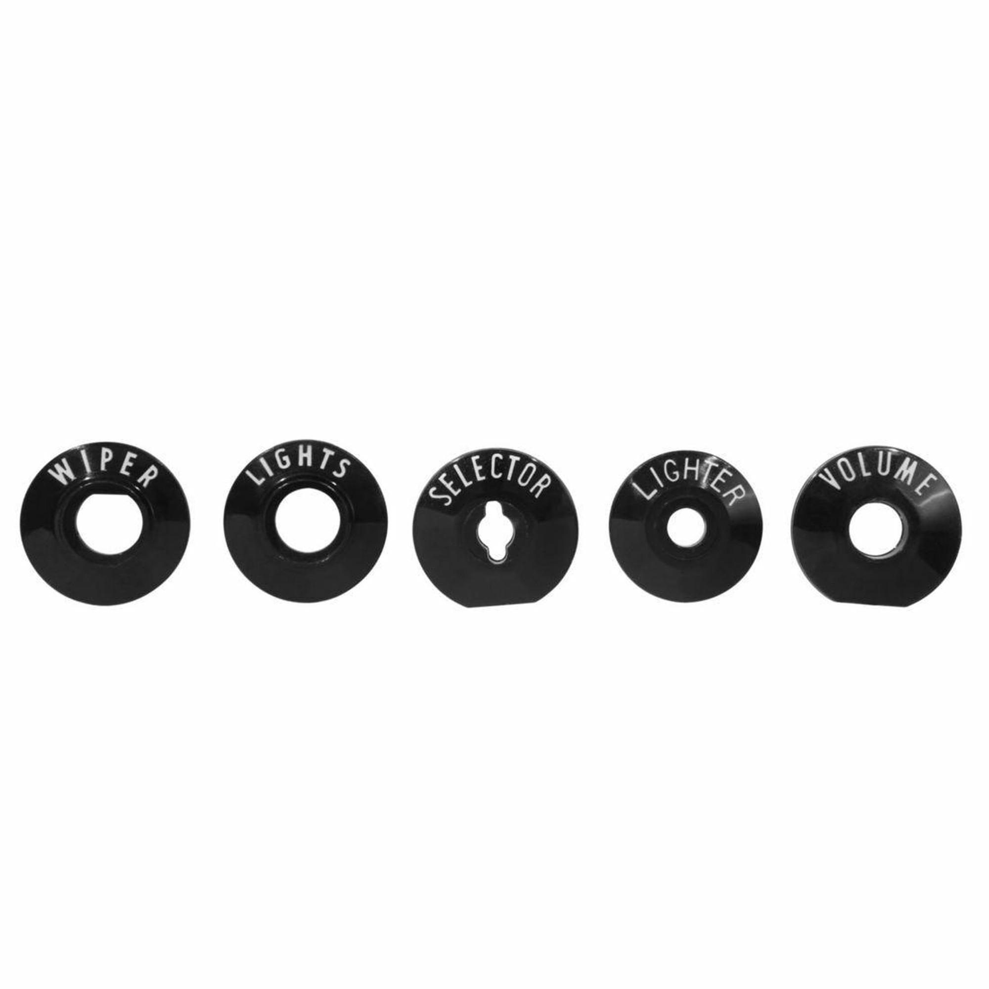 Trim Parts 1957 Chevrolet Full Size Car 5-Piece Dash Bezel Set - 1427