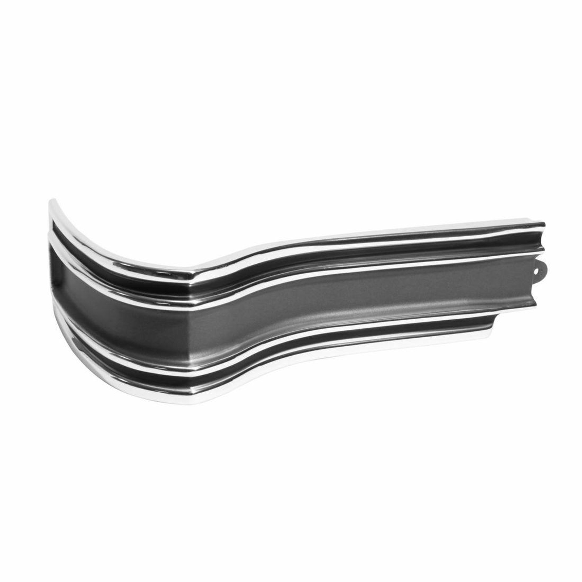 Trim Parts 1965 Chevrolet Impala SS/Caprice Black/Grey Rear Passenger Side Corner Molding - 2463C