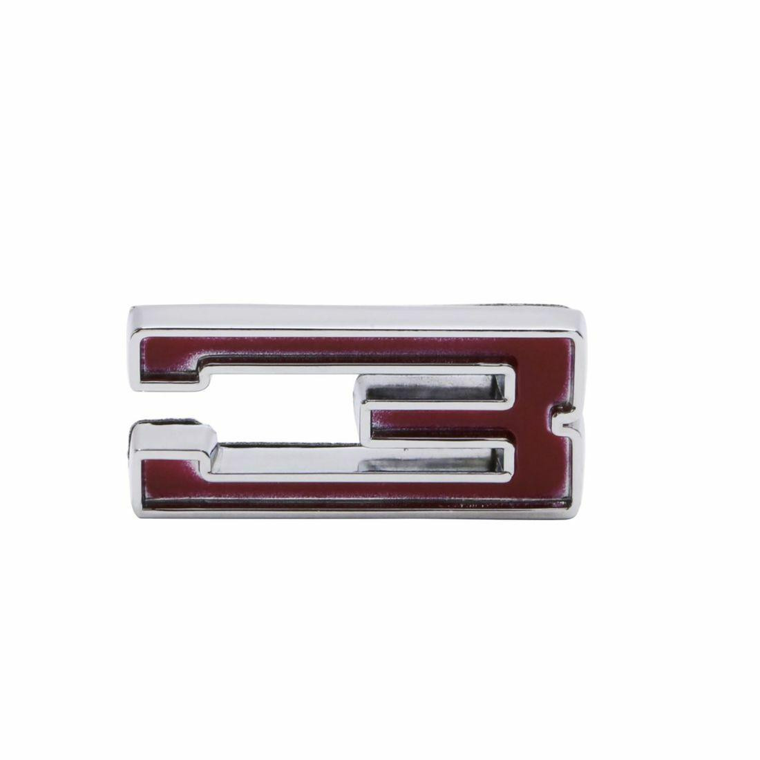 Trim Parts GM Car/Truck Red Number 3 In Chevrolet Script W/Adhesive Tape, Each - 5188E