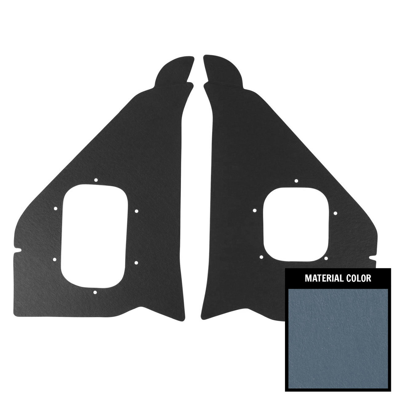 PUI Interiors 1956 Chevrolet Light Blue Standard Kick Panel - 56BK69S