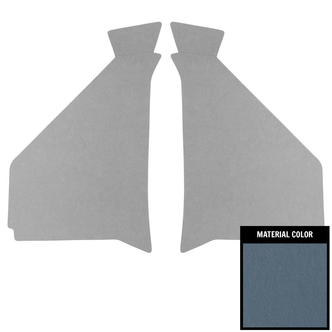 PUI Interiors 1957 Chevrolet Light Blue Kick Panel - 57BK69