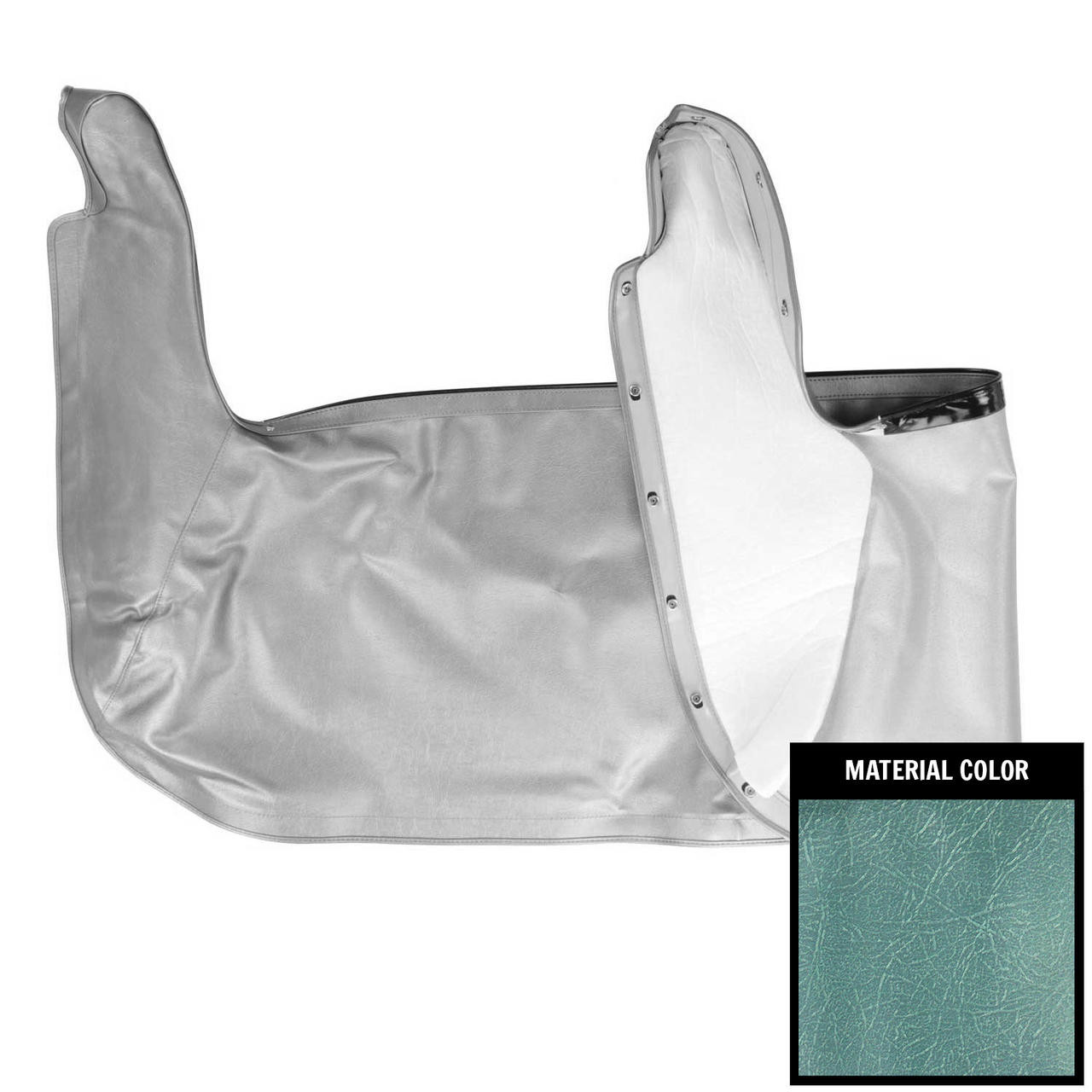 PUI Interiors 1959-1960 Chevrolet Impala Light Blue Convertible Top Boot - 59BT56