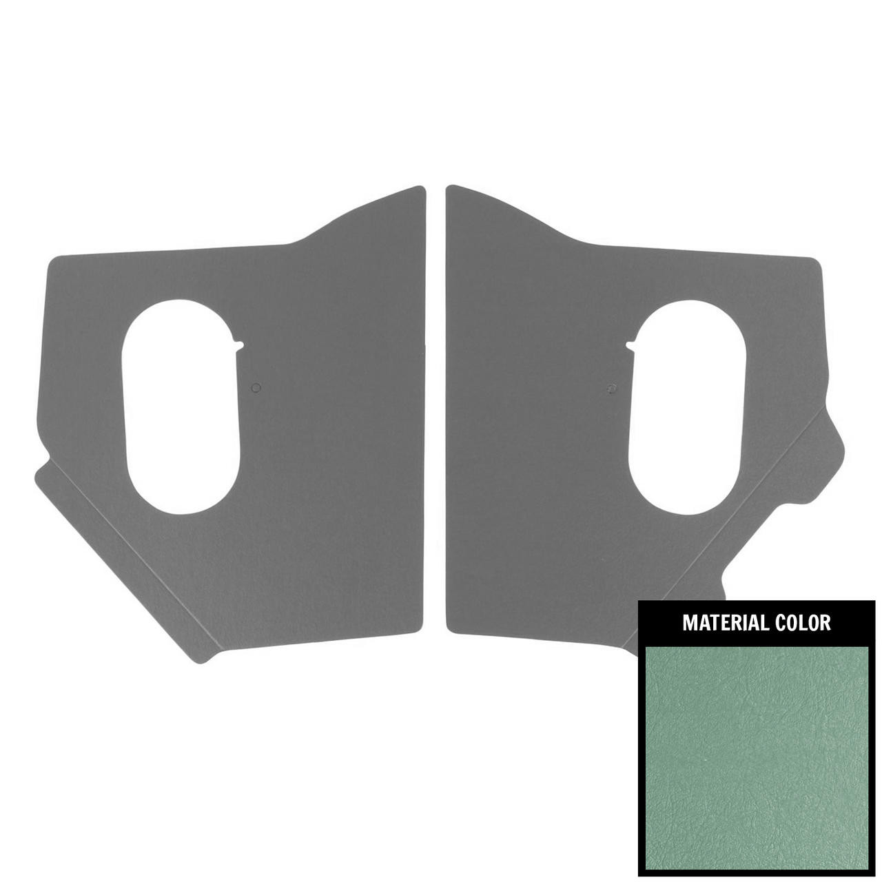 PUI Interiors 1962-1965 Chevrolet Nova Hardtop Aqua Kick Panel - 62XK74C