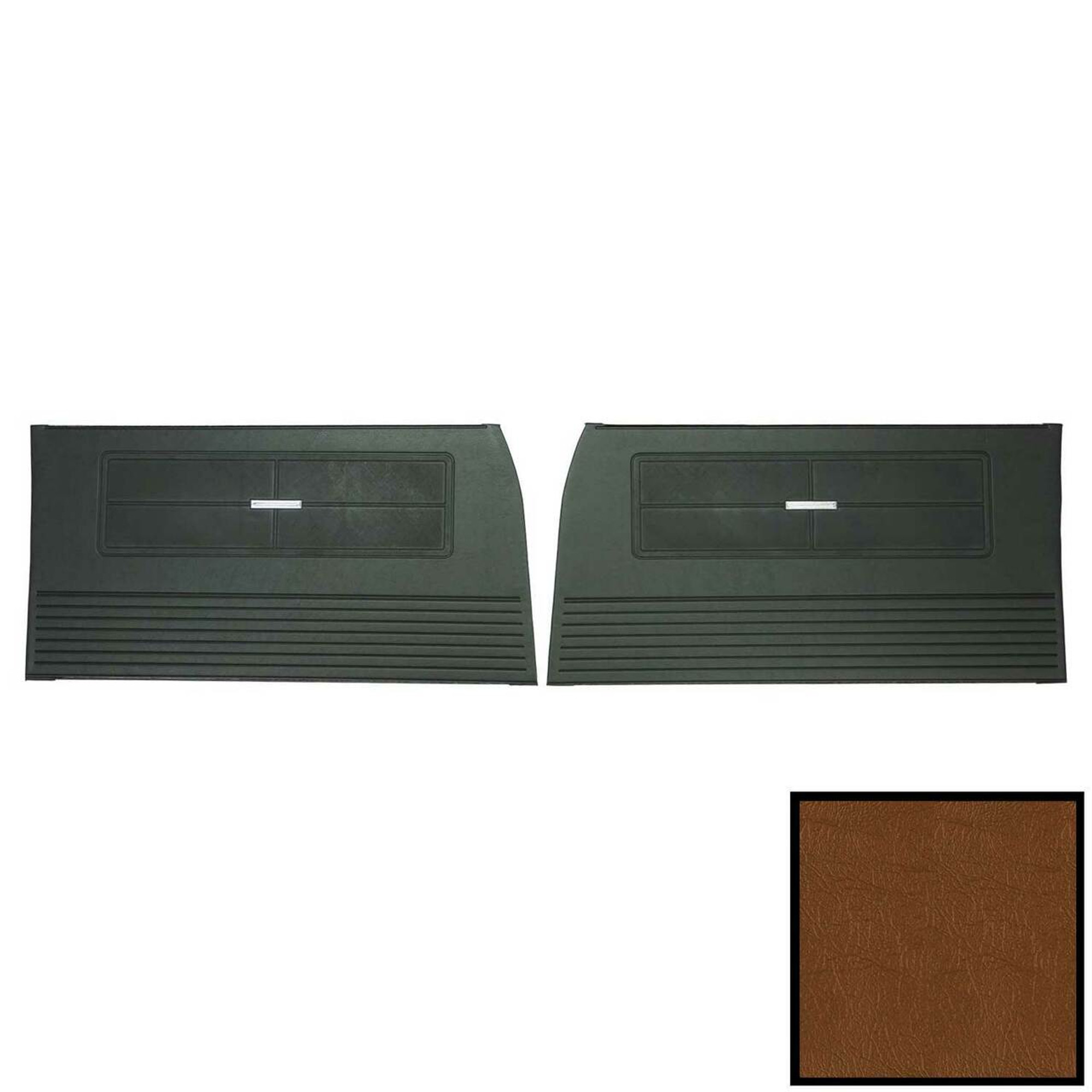 PUI Interiors 1963 Chevrolet Nova 4 Door Saddle Front Door Panels - 63XD4D65