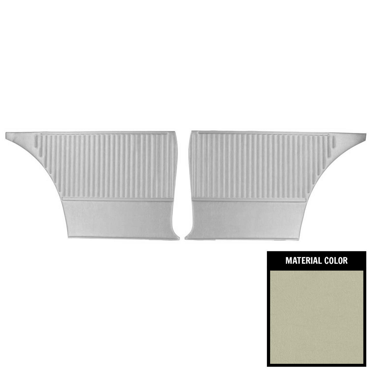 PUI Interiors 1964 Chevrolet Chevelle 2 Door Wagon Light Fawn Rear Panels - 64AD2D58W