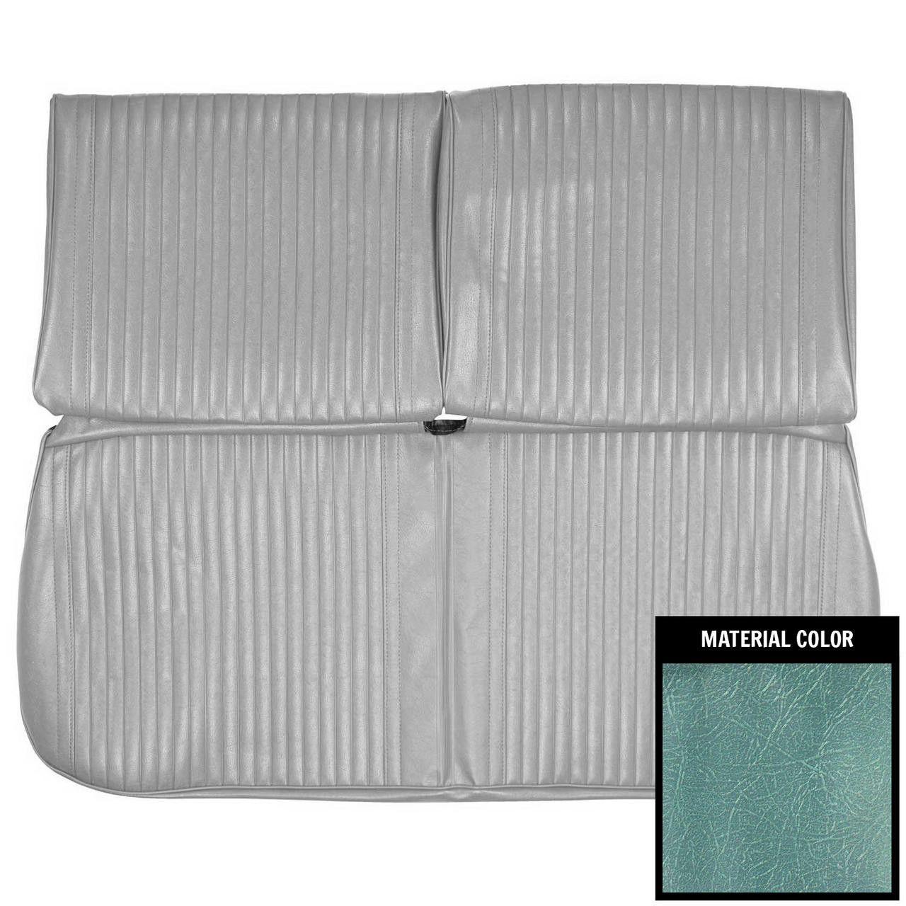 PUI Interiors 1964 Chevrolet Chevelle Light Blue Front Bench Seat Cover - 64AS56B