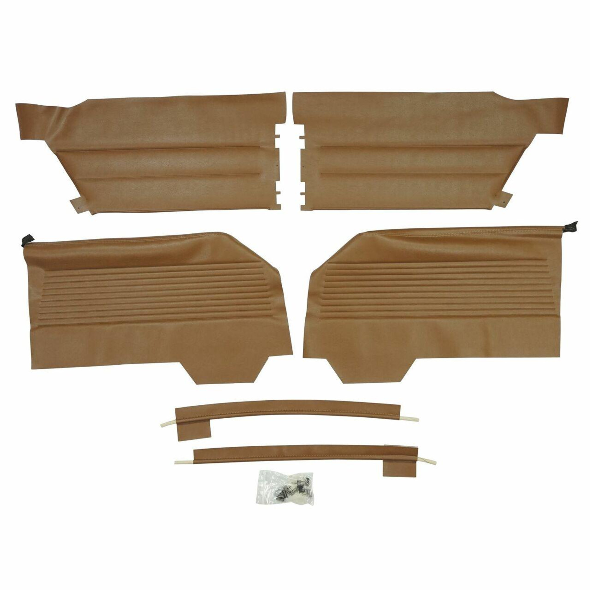 PUI Interiors 1964 Chevrolet Impala Hardtop Saddle Rear Door Panels - 64BD65C