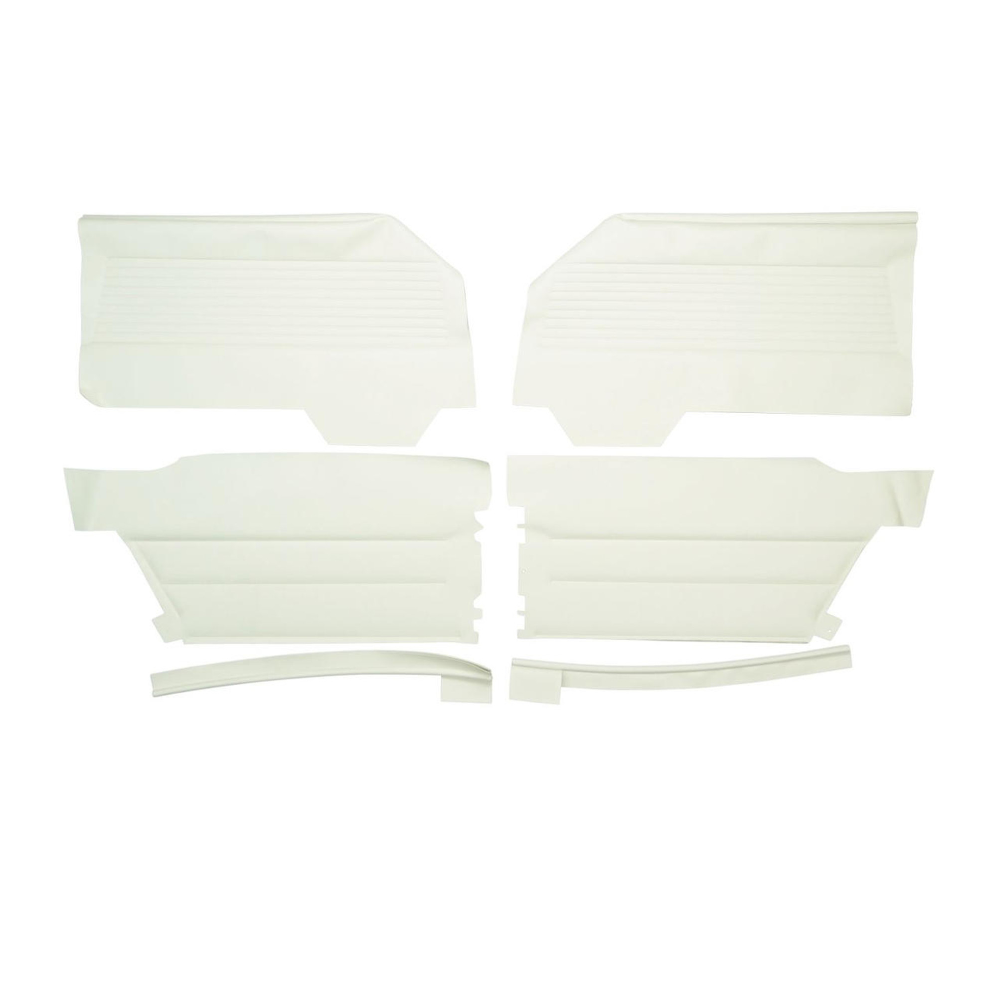 PUI Interiors 1964 Chevrolet Impala Hardtop White Rear Door Panels - 64BD69C