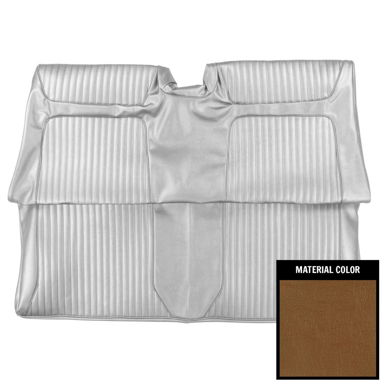 PUI Interiors 1964 Chevrolet Impala/SS Convertible Saddle Rear Bench Seat Cover - 64BS65V