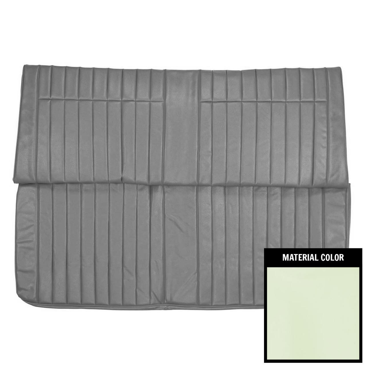 PUI Interiors 1964 Buick Skylark Hardtop White Rear Bench Seat Cover - 64US69C