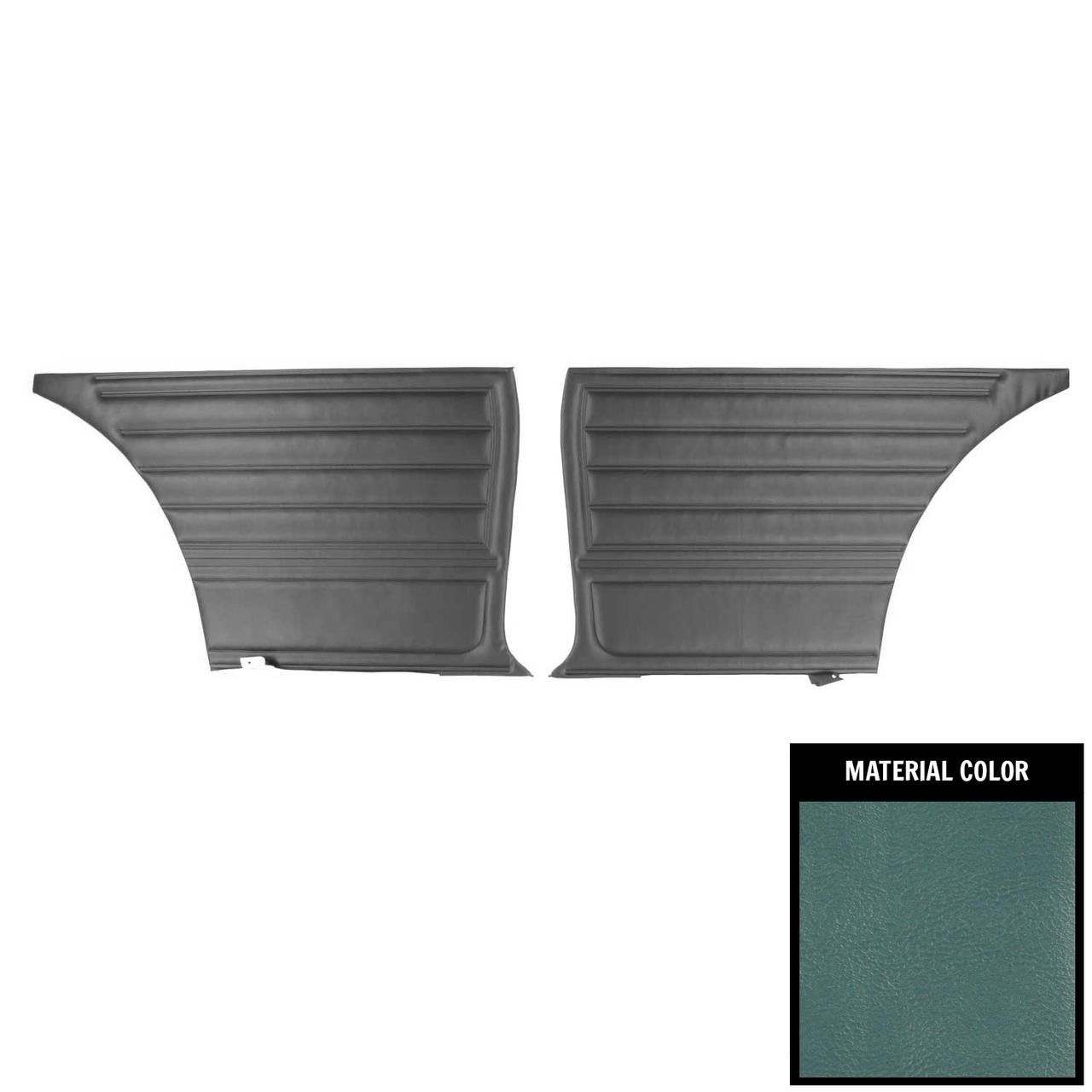 PUI Interiors 1965 Chevrolet Chevelle 2 Door Wagn Light Blue Rear Panels - 65AD2D12W