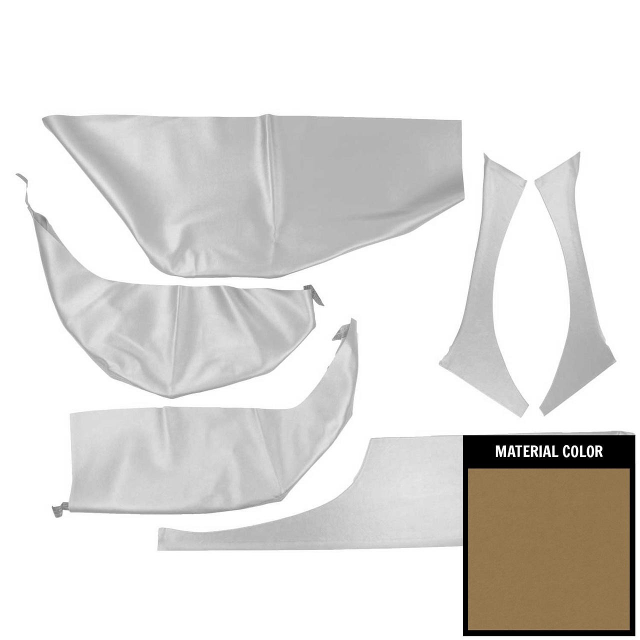 PUI Interiors 1965 Chevelle/Skylark Wagon Light Saddle Cargo Cover - 65ARW35R