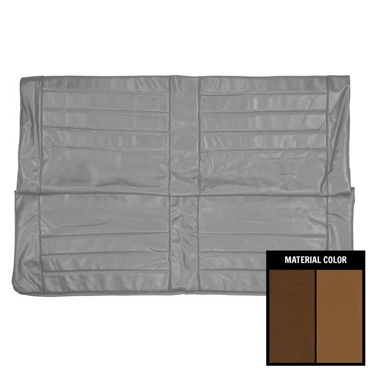PUI Interiors 1965 Chevrolet Chevelle Hardtop 2 Tone Saddle Rear Seat Cover - 65AS34C