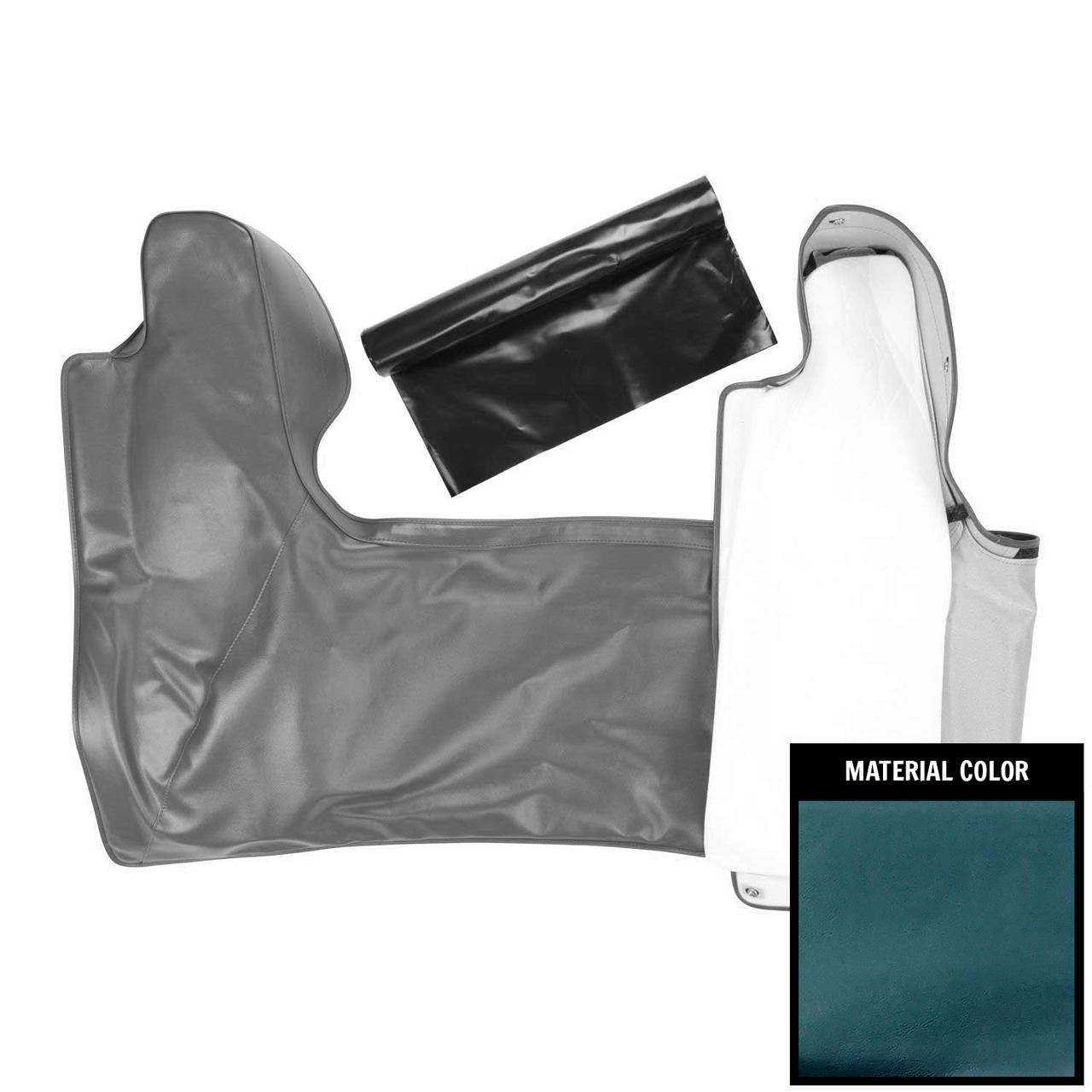 PUI Interiors 1965 Pontiac GTO Blue Convertible Top Boot - 65AT15