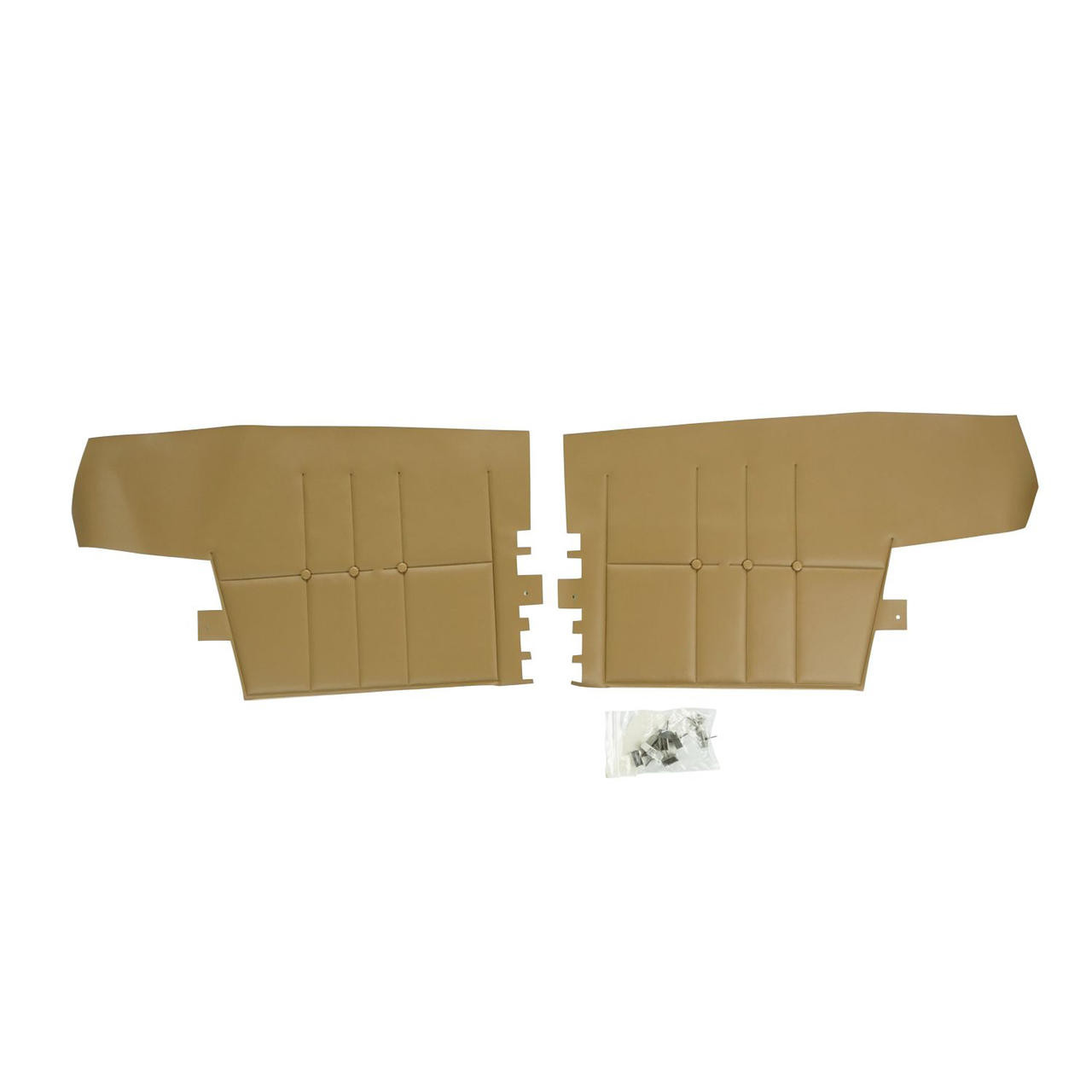 PUI Interiors 1965 Chevrolet Impala Convertible Light Saddle Rear Door Panels - 65BDN35V