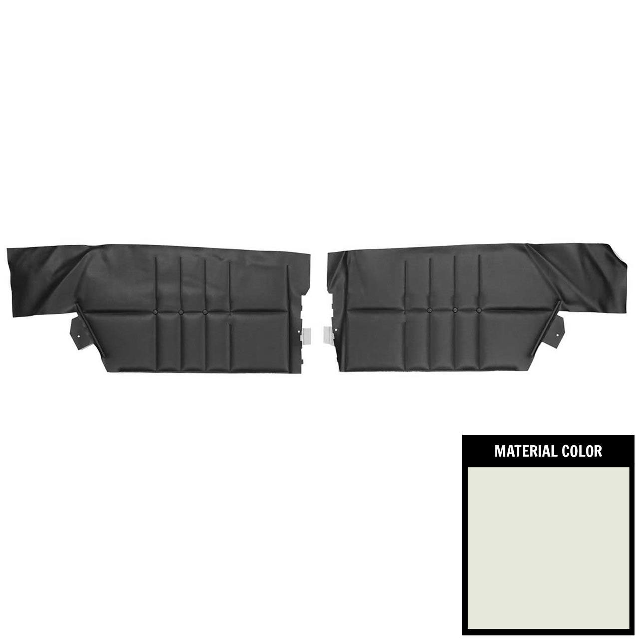 PUI Interiors 1965 Chevrolet Impala Hardtop White Rear Door Panels - 65BDN37C