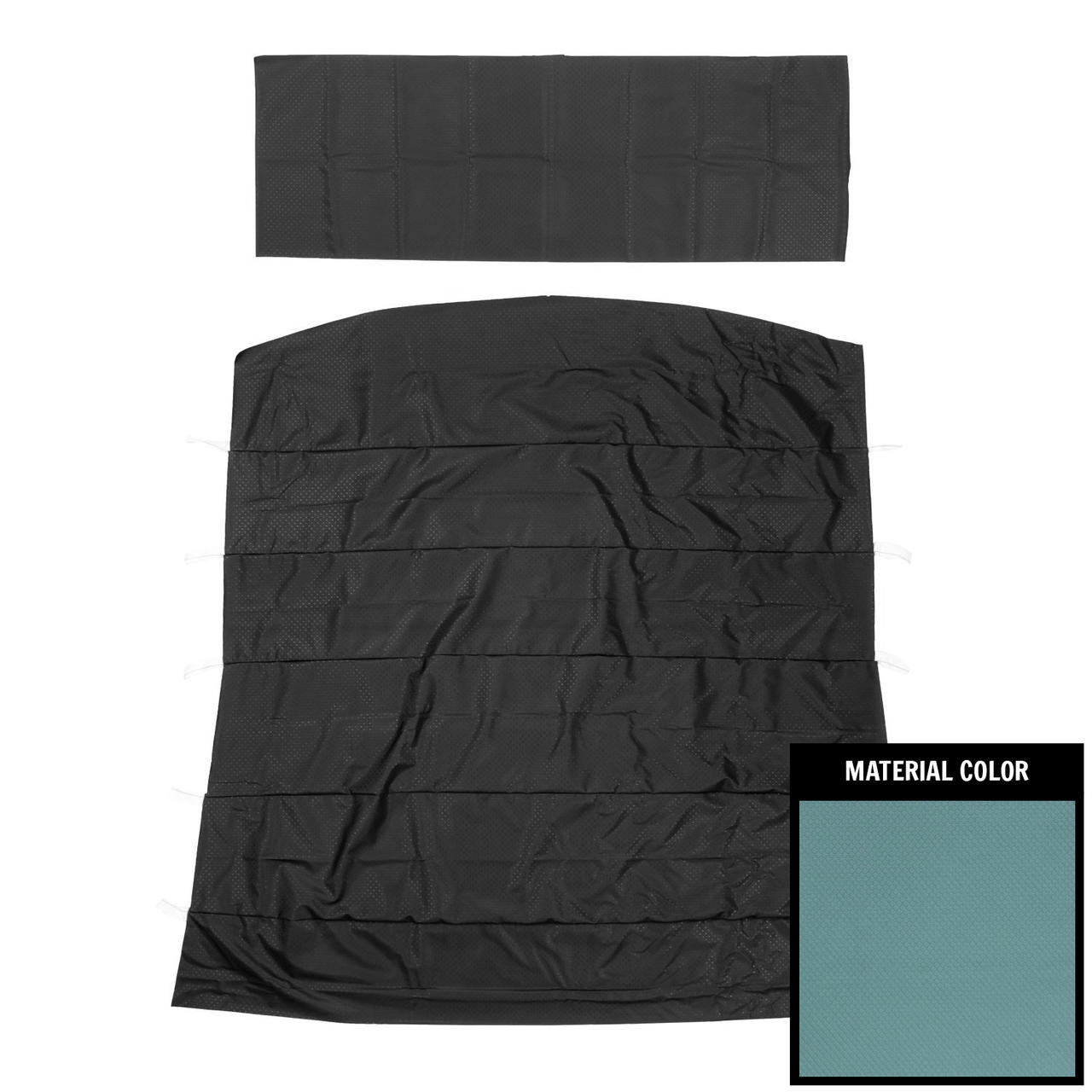 PUI Interiors 1965-1966 Chevrolet Impala Standard Bright Blue Basketweave Headliner - 65BH106AN