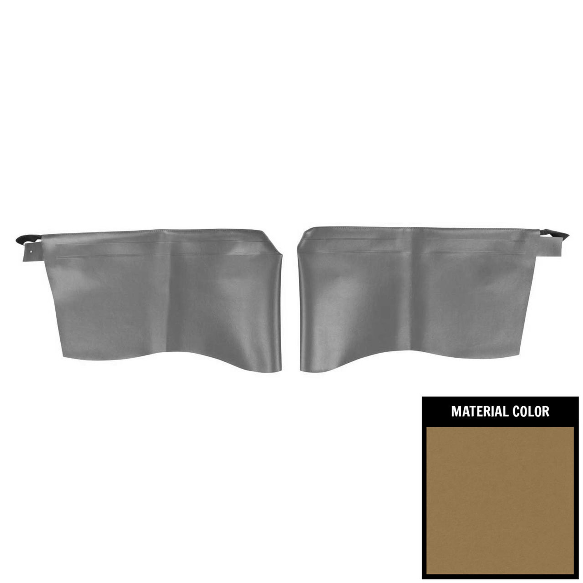 PUI Interiors 1965 Chevrolet Impala SS Hardtop Saddle Rear Armrest Covers - 65BR35C