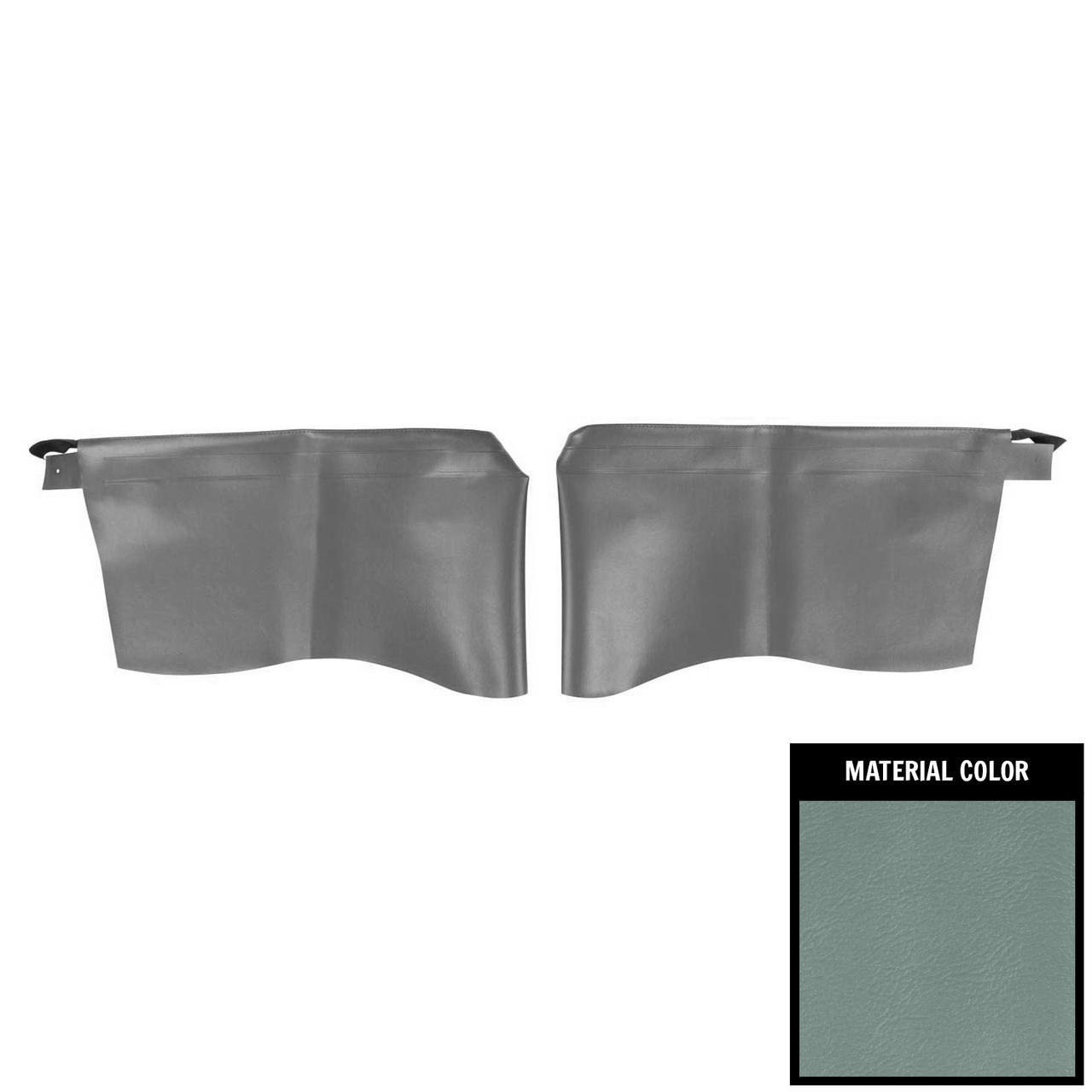 PUI Interiors 1965 Chevrolet Impala SS Hardtop Slate/Blue Rear Armrest Covers - 65BR44C
