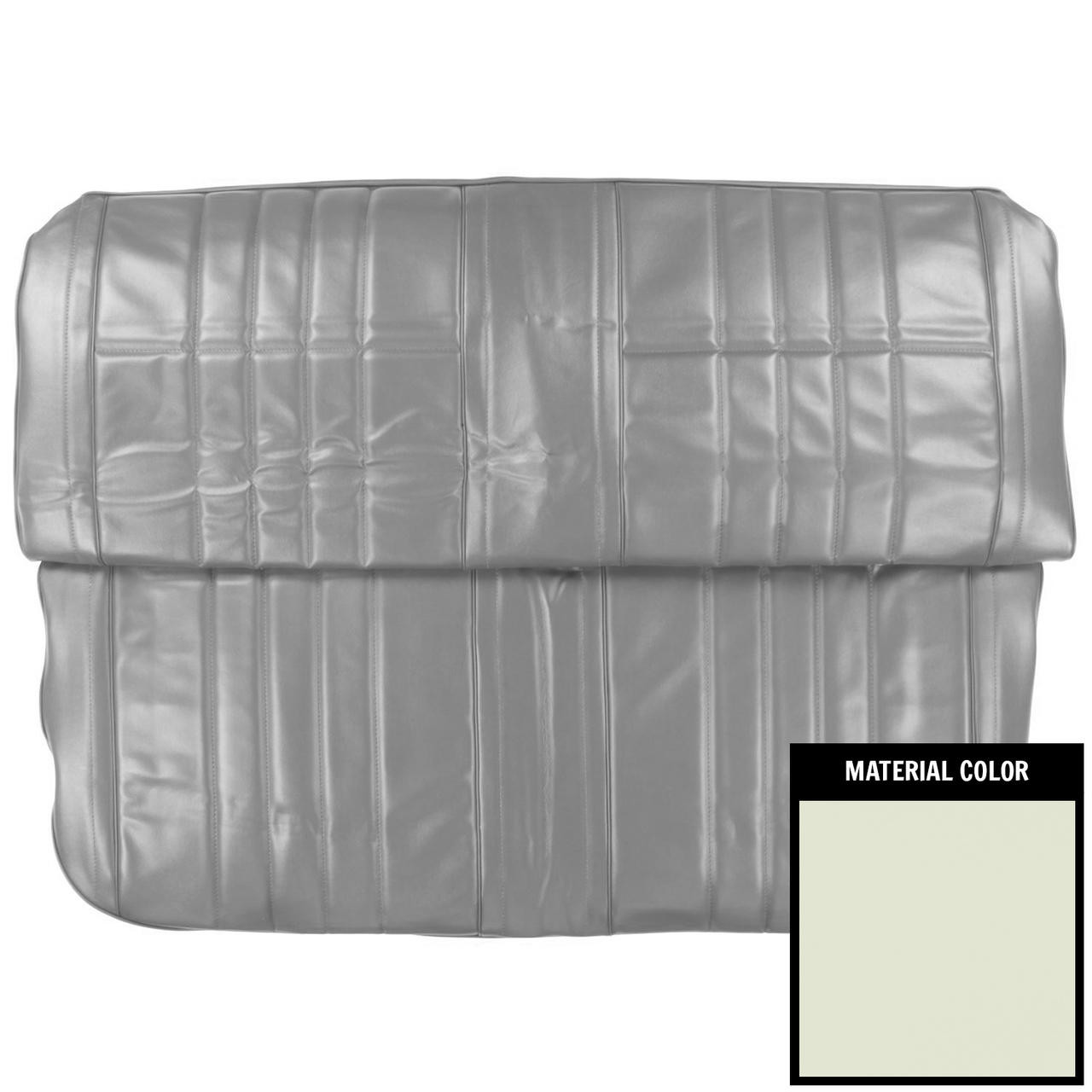 PUI Interiors 1965 Chevrolet Impala 4 Door Sedan/Wagon Fawn Front Bench Seat Cover - 65BS4D22B