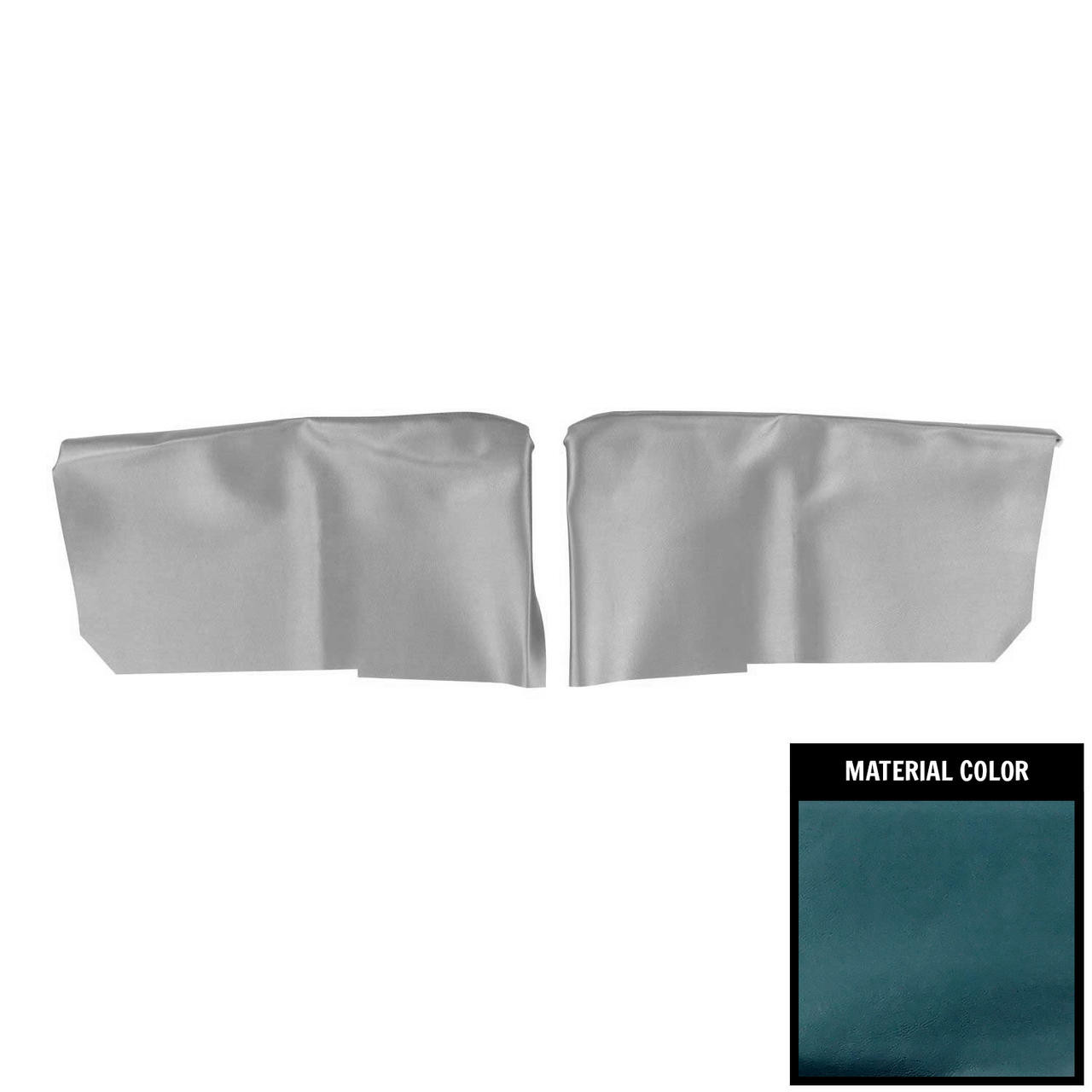 PUI Interiors 1965-1967 Oldsmobile Cutlass Hardtop Dark Blue Rear Armrest Covers - 65CR15C