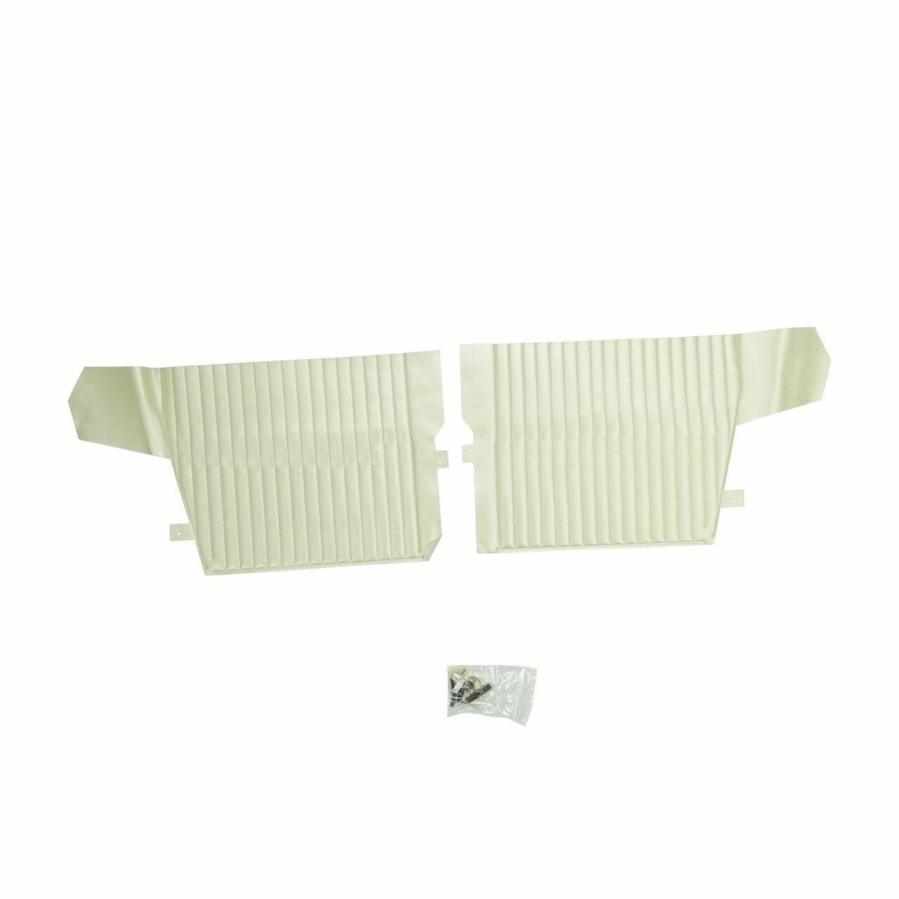 PUI Interiors 1965 Pontiac 22 Convertible Parchment Rear Door Panels - 65PD227V