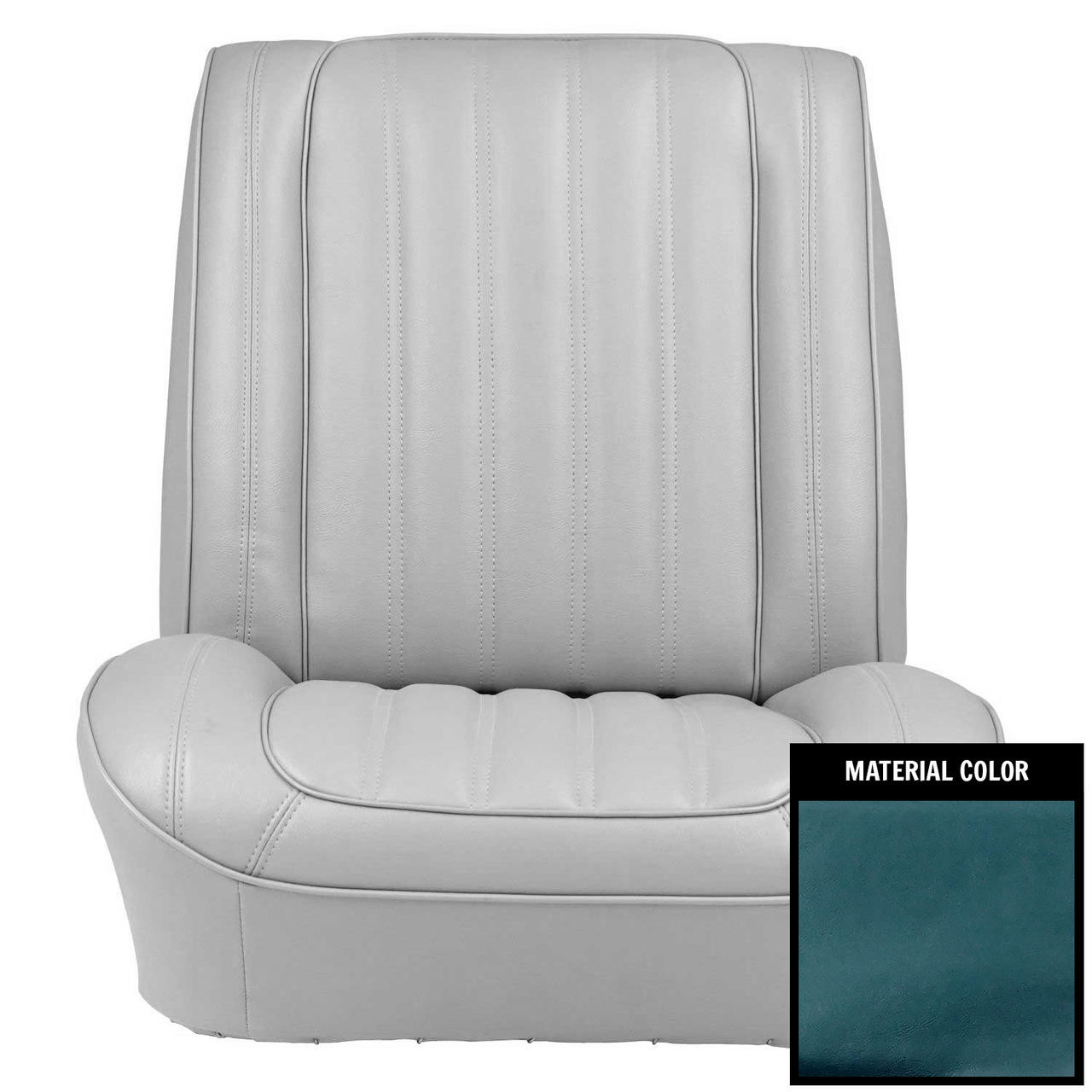 PUI Interiors 1965 Buick Wildcat/Custom Blue Front Bucket Seat Covers - 65USWC15U