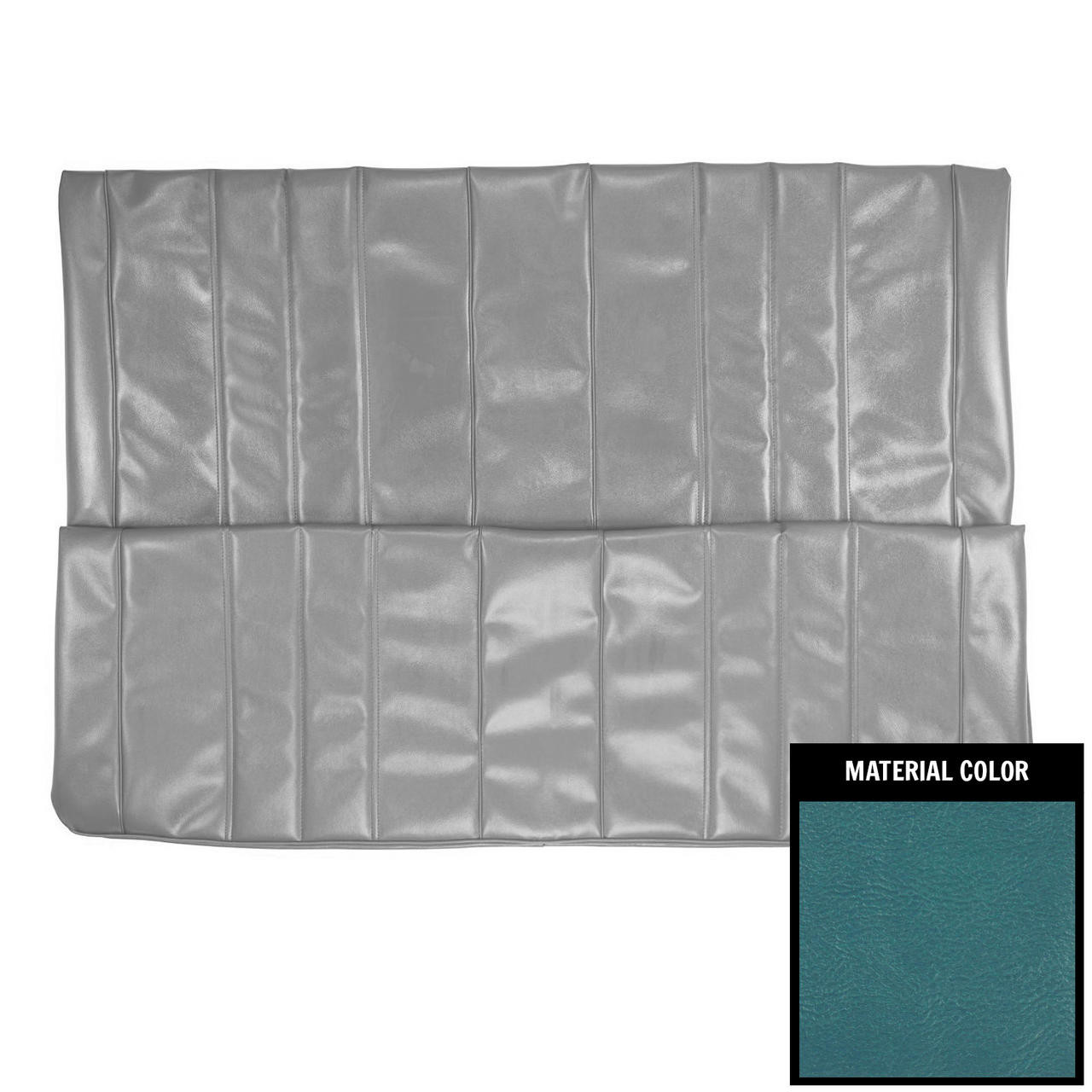 PUI Interiors 1966 Chevrolet Chevelle 2 Door Sedan Bright Blue Rear Seat Cover - 66AS14S