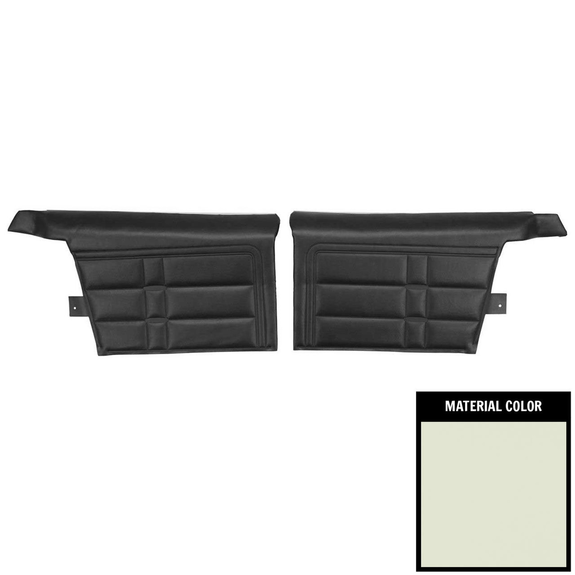 PUI Interiors 1966 Chevrolet Impala SS Convertible Pre-Assembled Fawn Rear Door Panels - 66BD22V-P