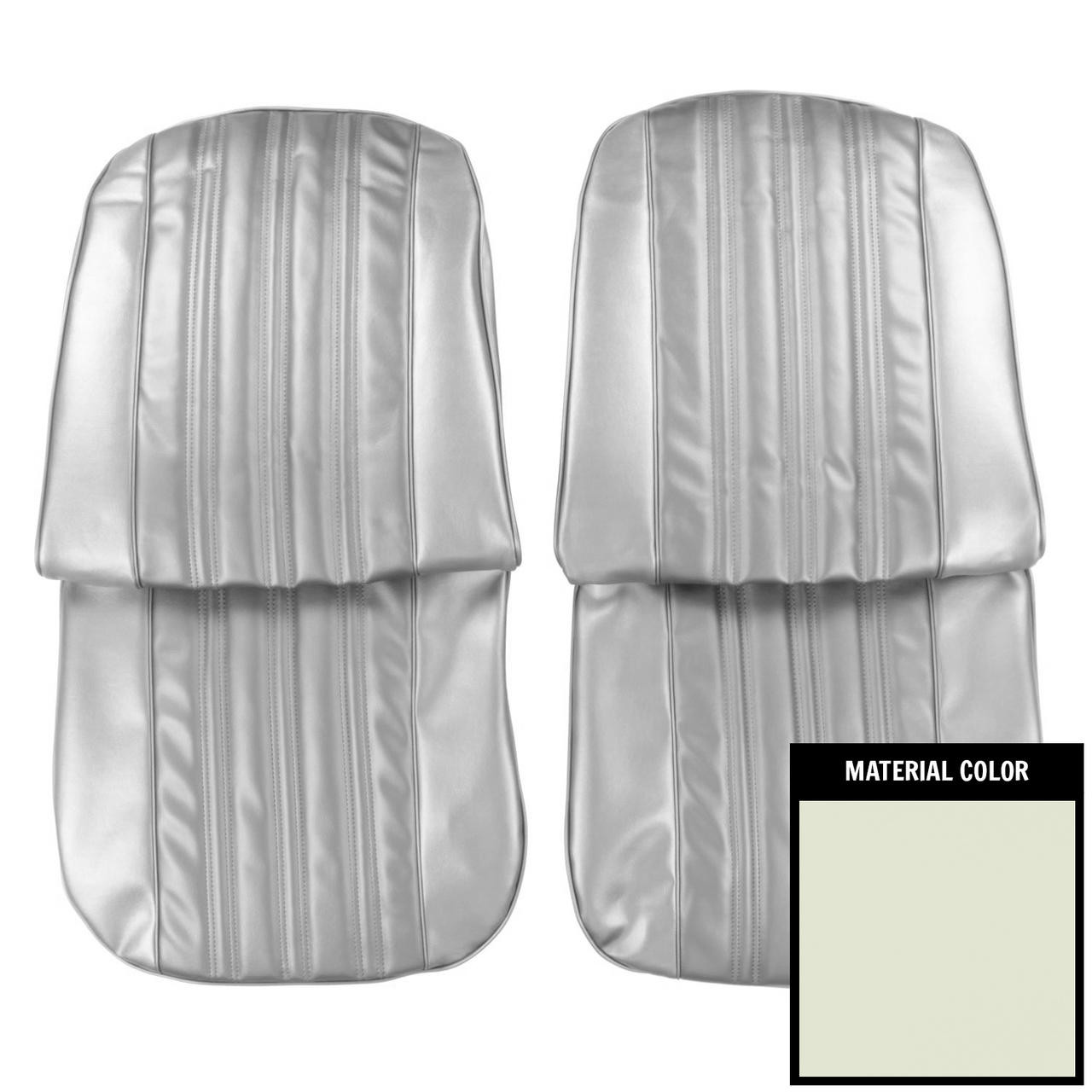 PUI Interiors 1966 Chevrolet Impala/SS Fawn Front Bucket Seat Covers - 66BS22U