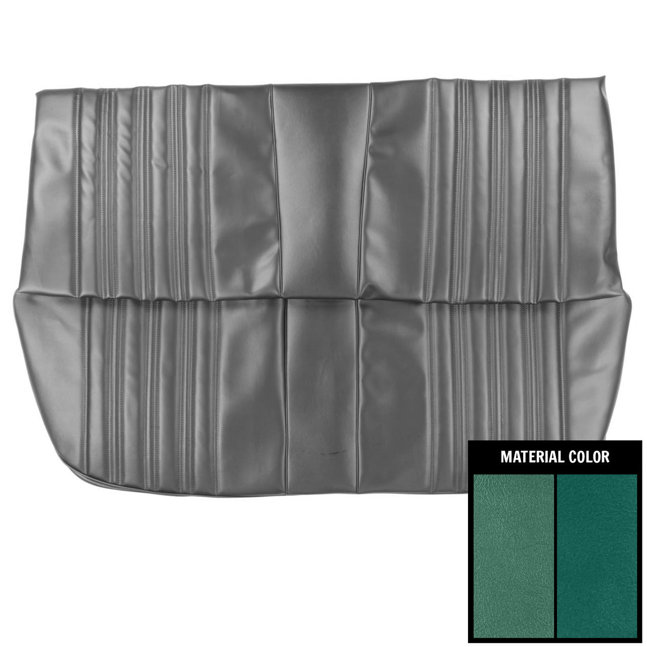 PUI Interiors 1966 Chevrolet Impala 4-Door Wagon 2 Tone Aqua Rear Bench Seat Cover - 66BS4D05W