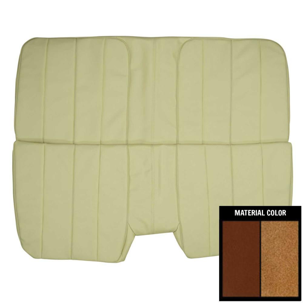  PUI Interiors 1966 Cadillac Deville Convertible Sienna Brown Rear Bench Seat Cover - (66QSD07V) 