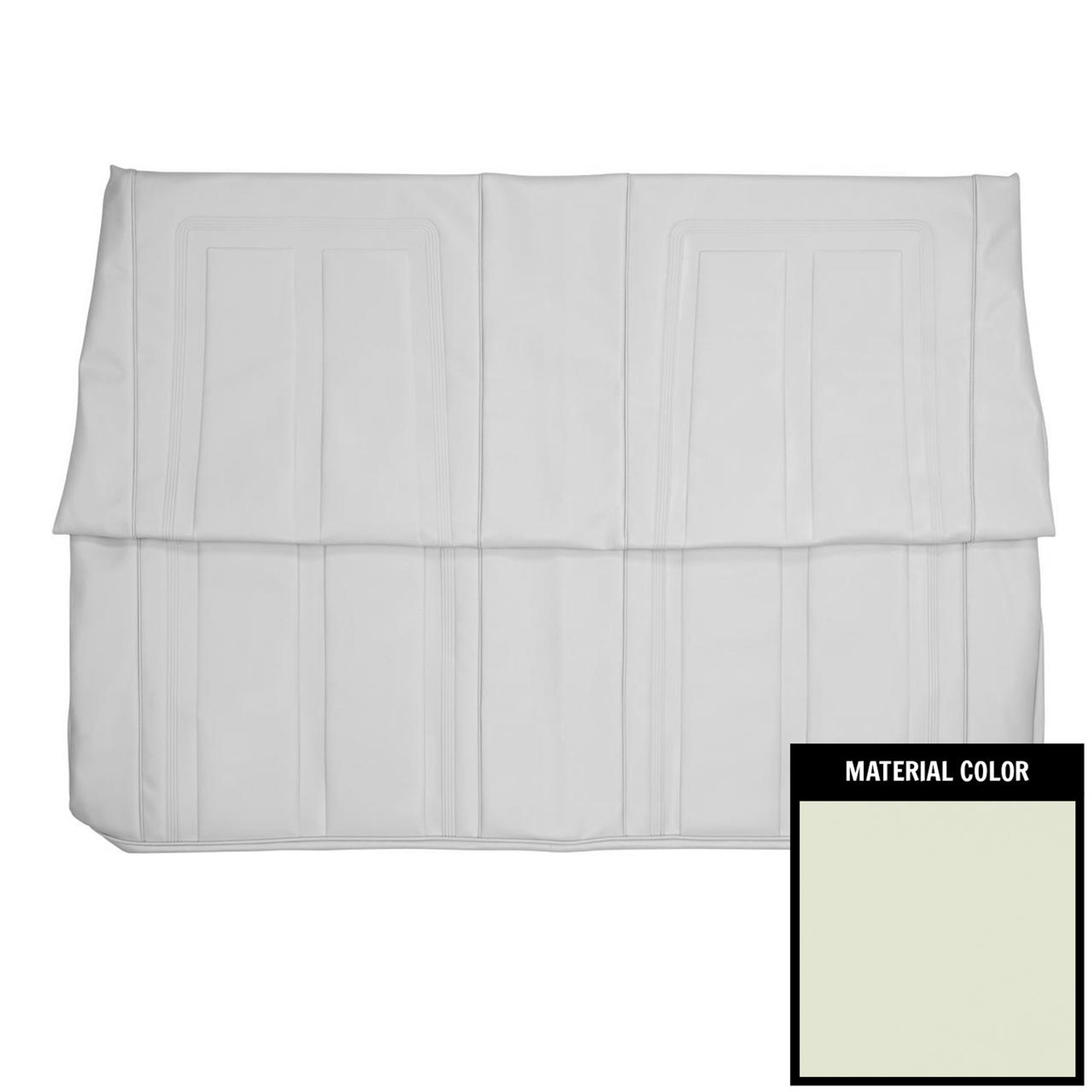 PUI Interiors 1966 Chevrolet Nova SS Hardtop Fawn Rear Bench Seat Cover - 66XS22C