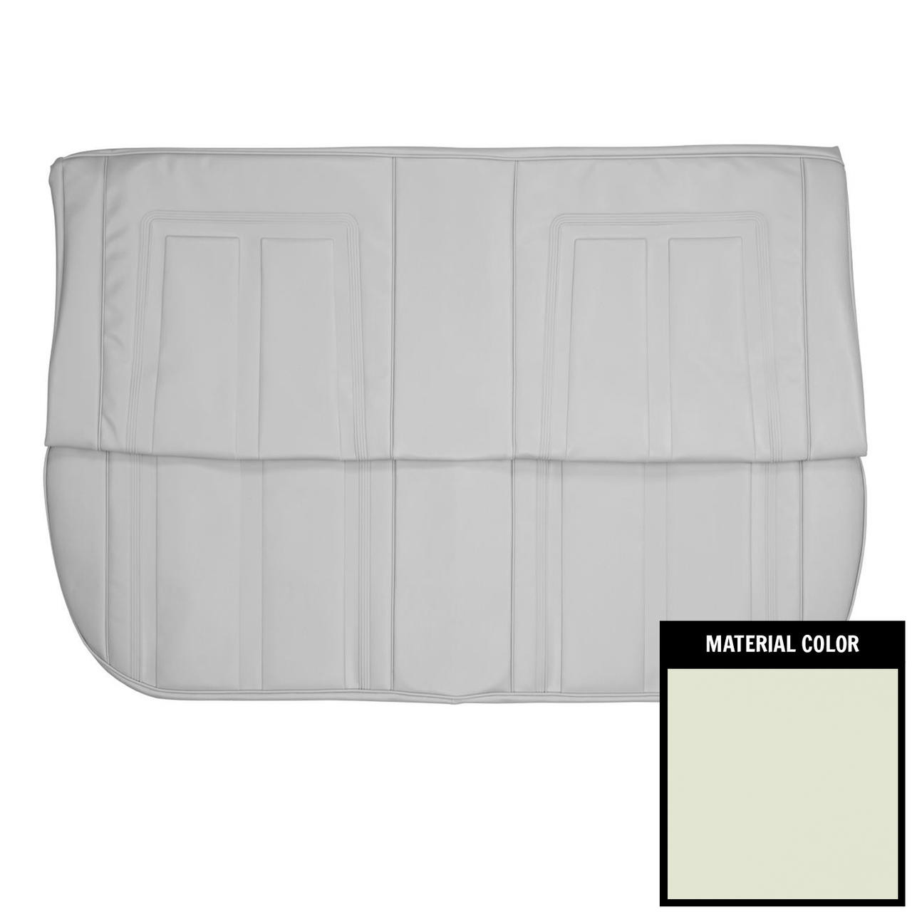 PUI Interiors 1966 Chevrolet Nova 4 Door Sedan Fawn Rear Bench Seat Cover - 66XS4D22S