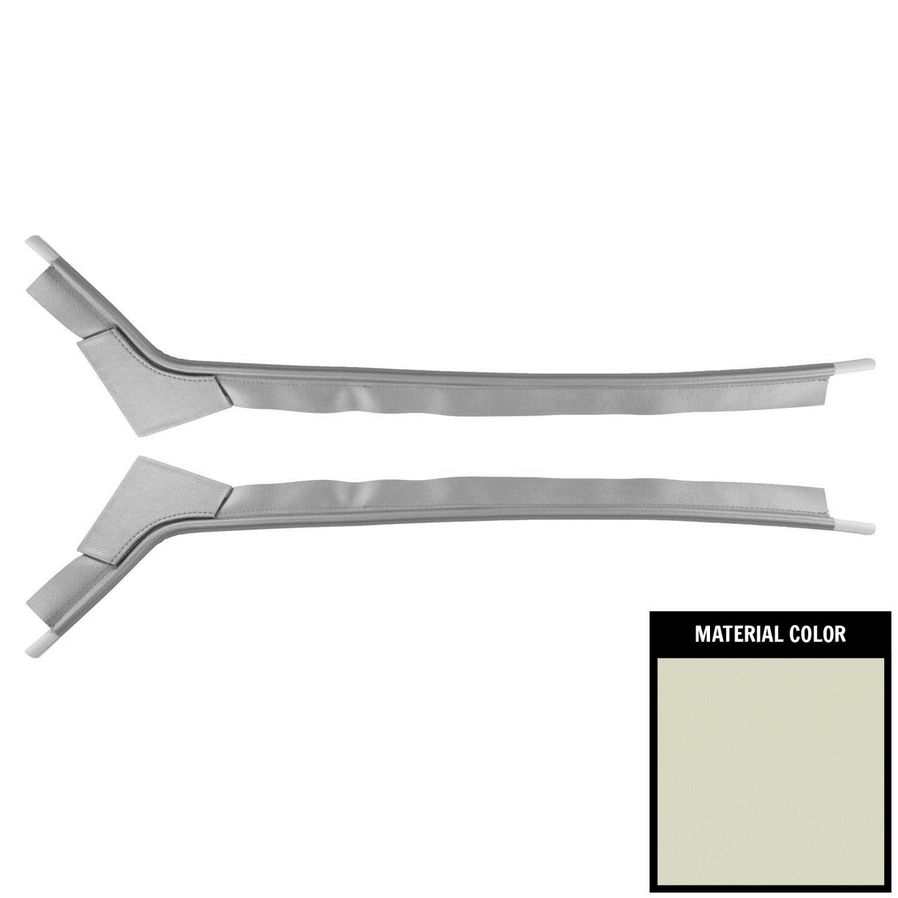 PUI Interiors 1967-1969 Impala/Bonnevelle/Catalina/Grand Prix Hardtop Off White Windlace - 67BWL40C
