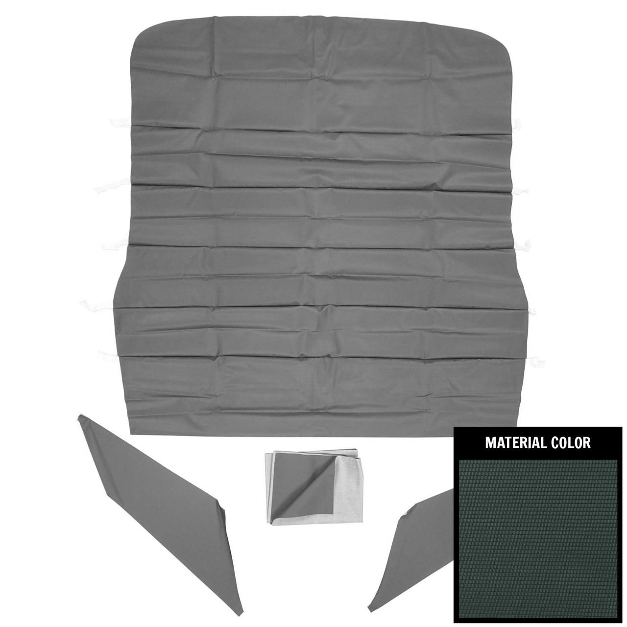 PUI Interiors 1968-1969 Pontiac Firebird Dark Green Headliner - 67FH109R