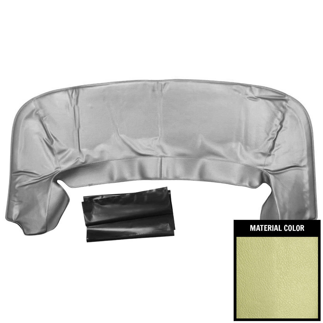 PUI Interiors 1969 Chevrolet Camaro Light Green Convertible Top Boot - 67FT23