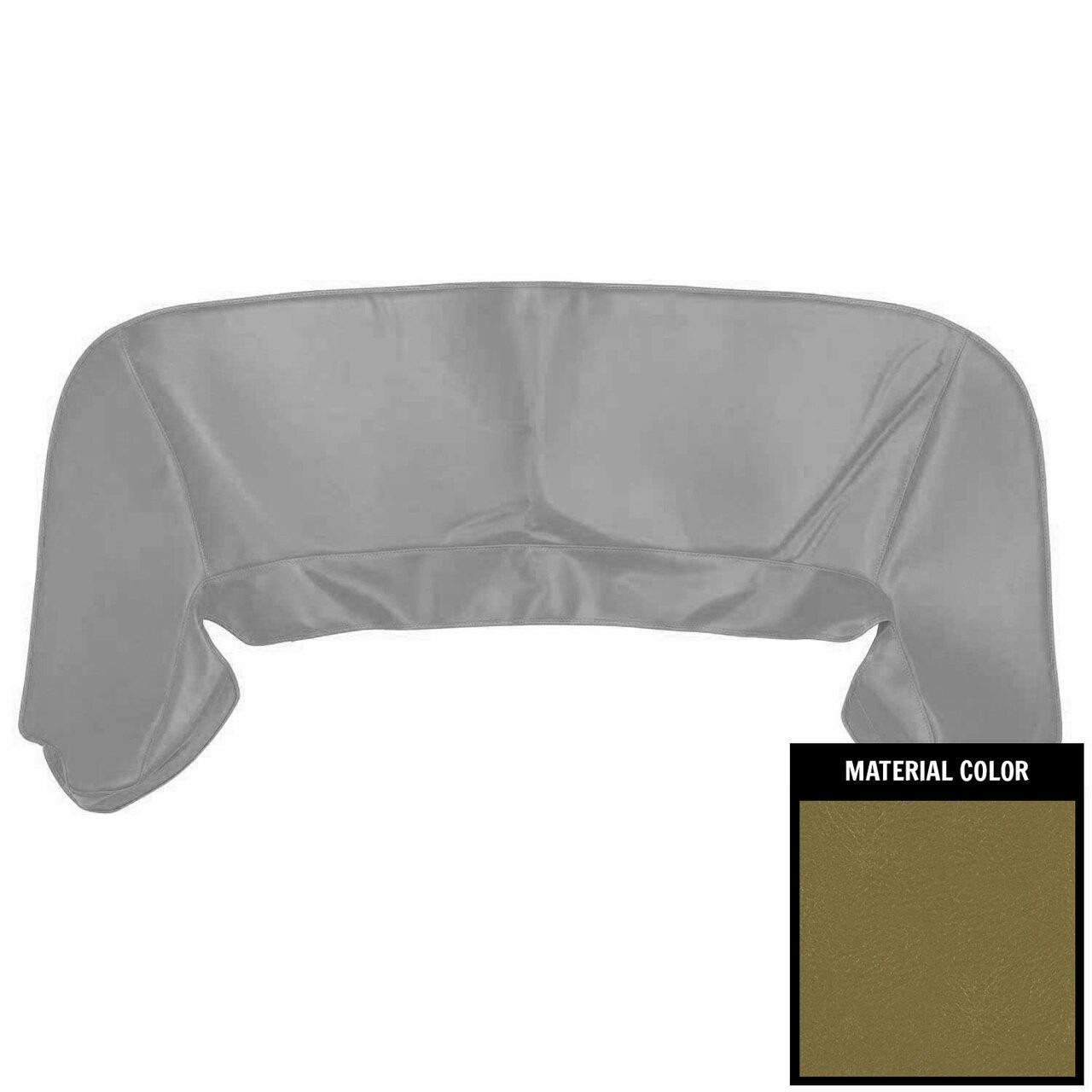 PUI Interiors 1968 Chevrolet Camaro Ivy Gold Convertible Top Boot W/O Clips - 67FTX46