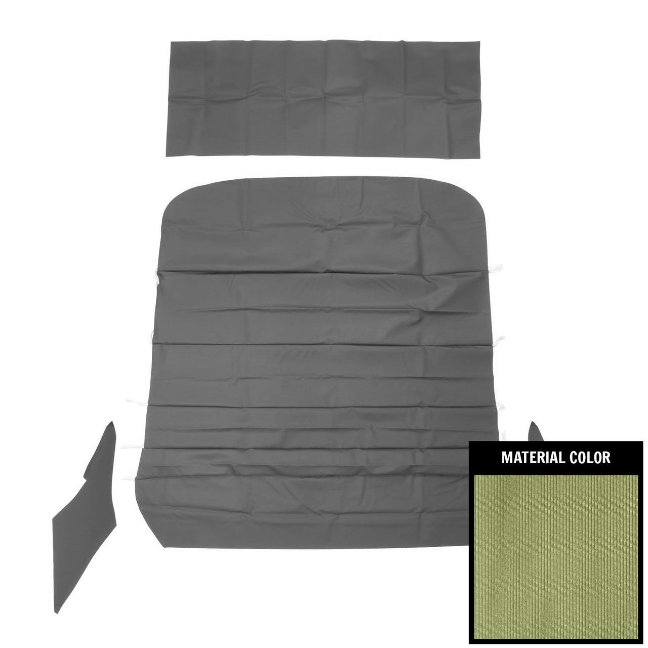 PUI Interiors 1968 Chevrolet Chevelle Ivy Gold 5-Bow Ribbed Headliner - 68AH117R