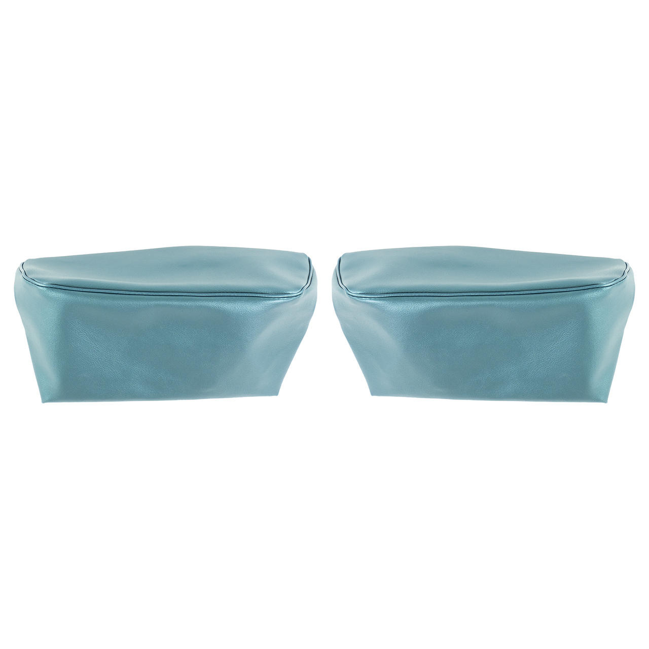 PUI Interiors 1968-1972 GM A-Body and Nova Medium Blue Bucket Seat Head Rest Covers - 68AH17U